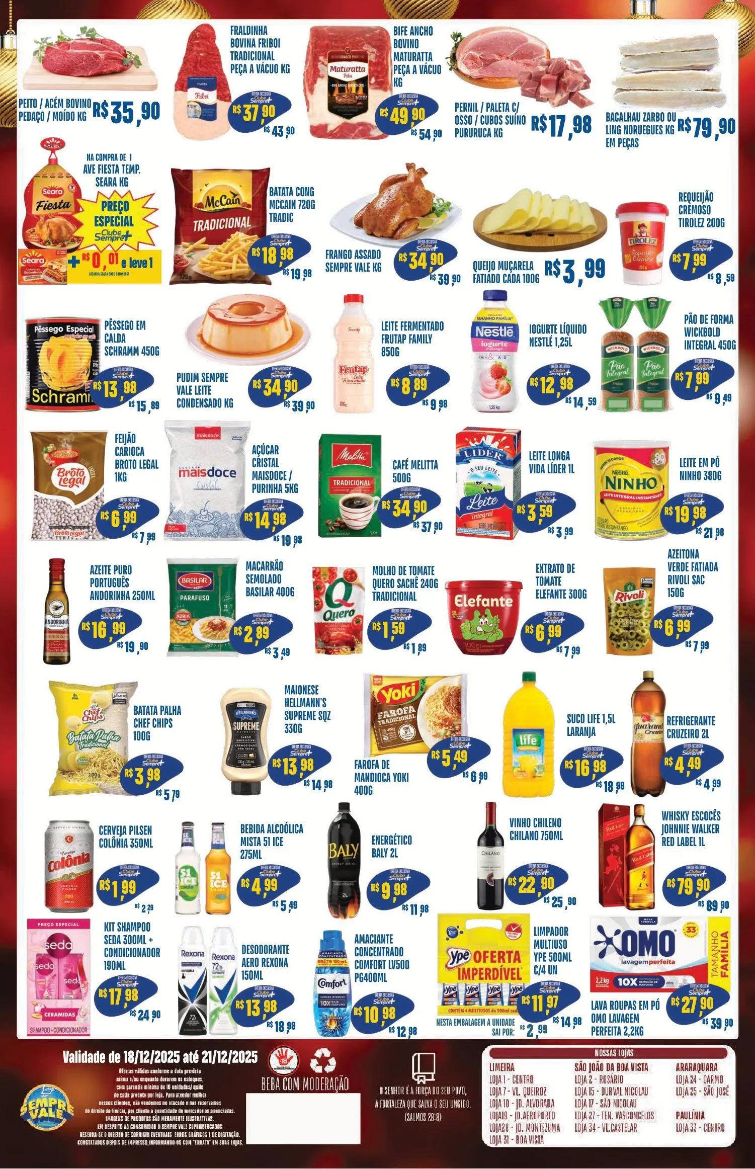 Encarte de Sempre Vale Supermercados Ofertas 18 de dezembro até 21 de dezembro 2025 - Pagina 2