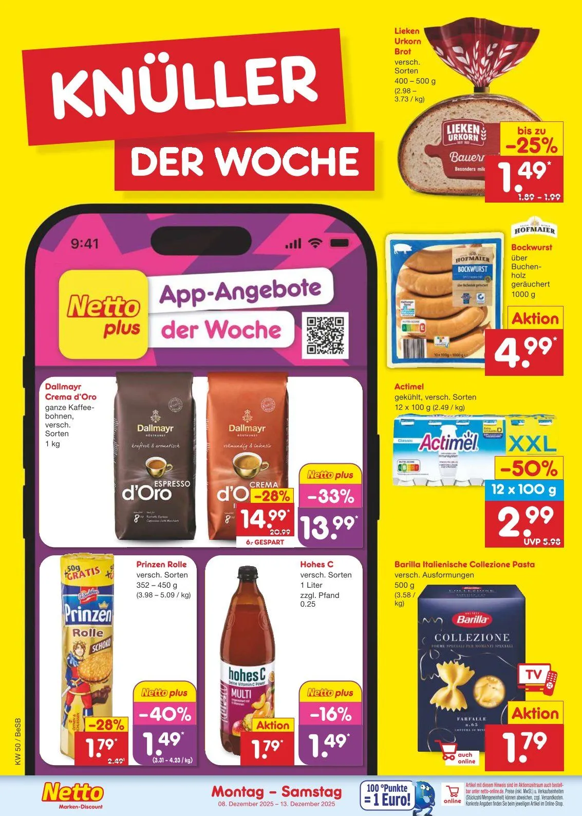 Netto Marken-Discount Angebote von 8. Dezember bis 13. Dezember 2025 - Prospekt seite 2