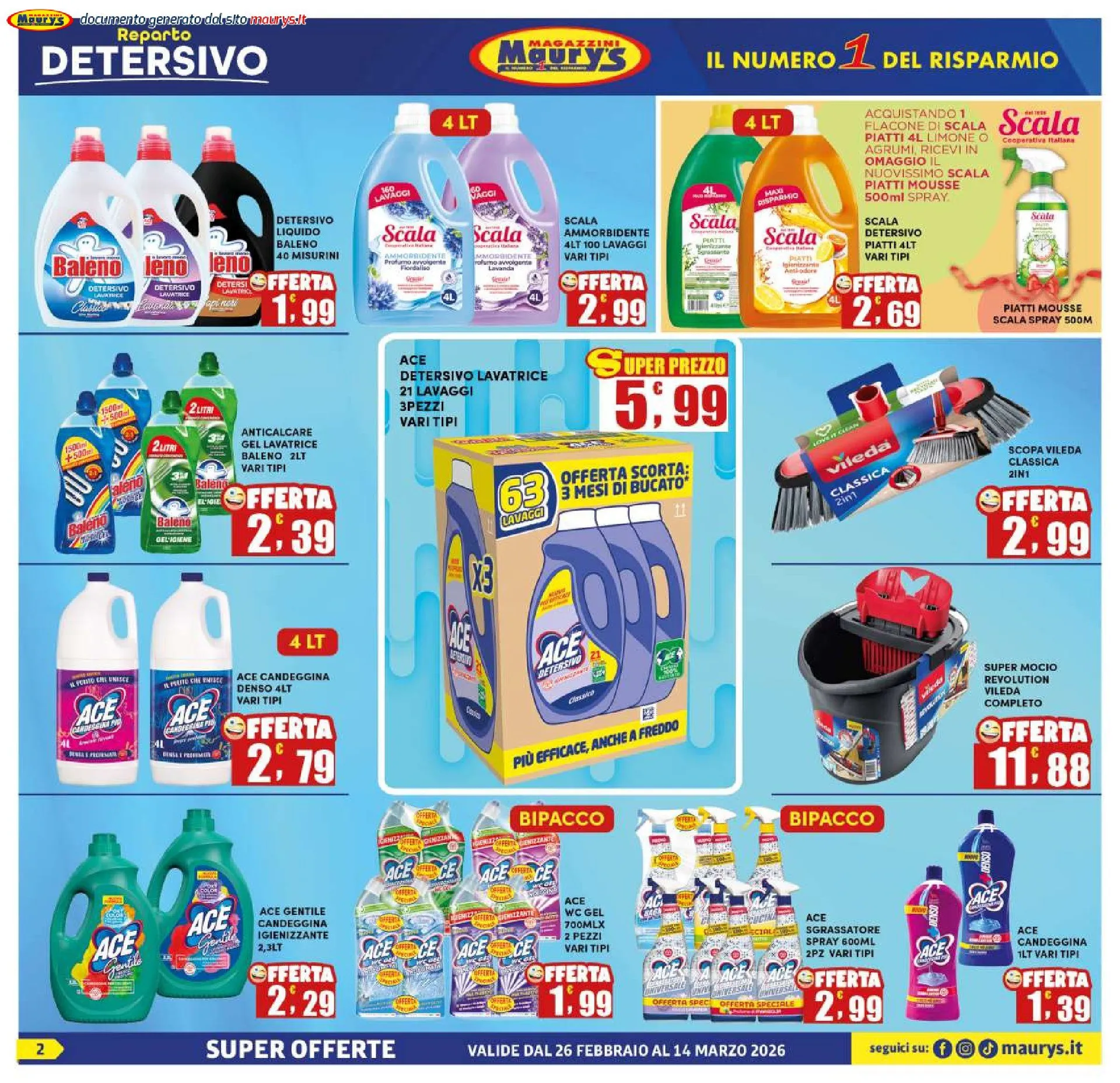 Maury s Vokantino da 26 febbraio a 15 marzo di 2026 - Pagina del volantino 2