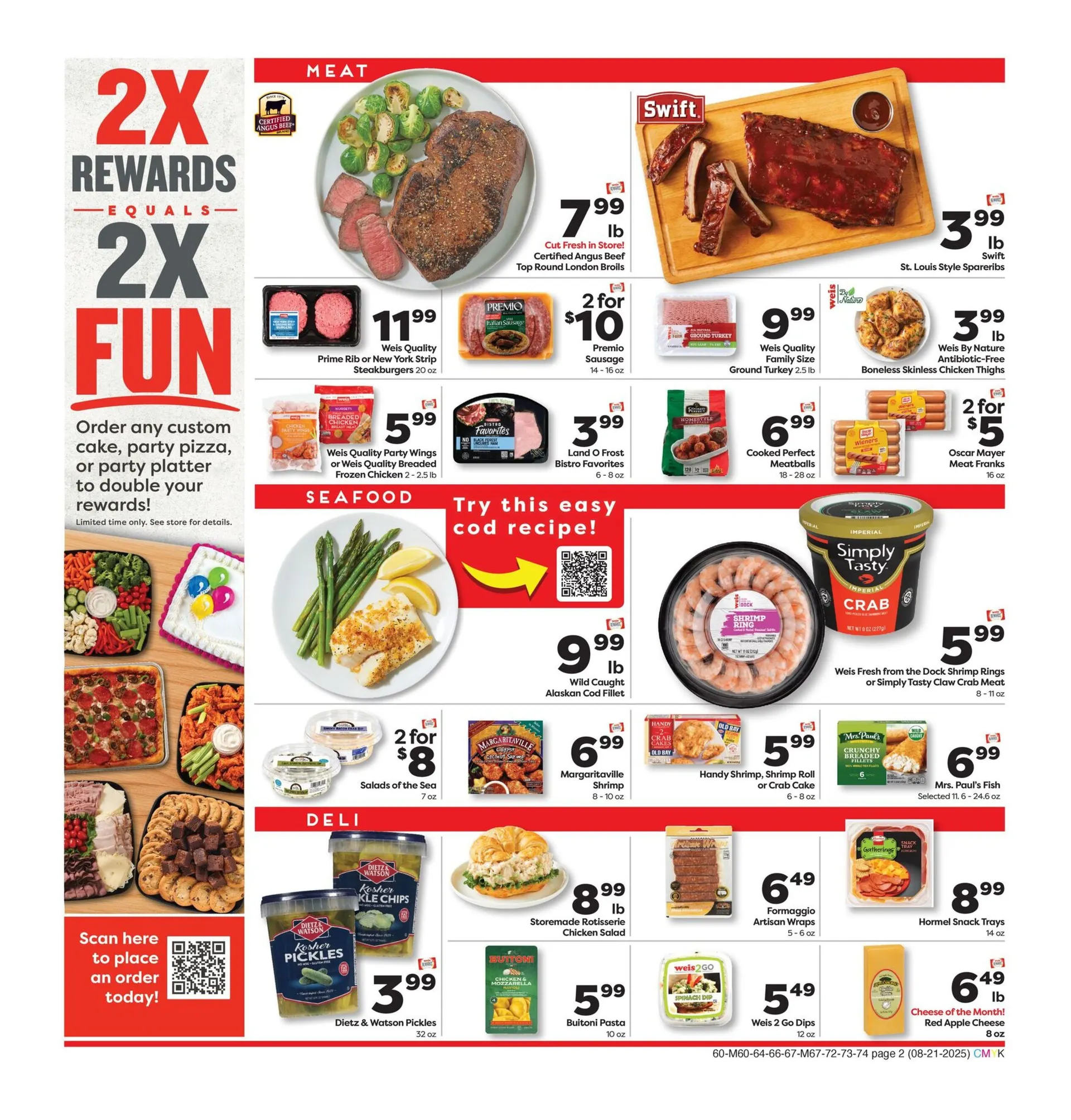 Weekly ad Weis Sales from August 21 to September 17 2025 - Page 2