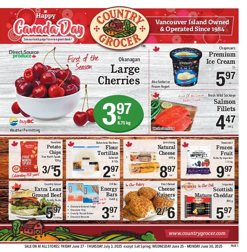 Country Grocer flyers from June 27 to August 3 2025 - flyer page 2