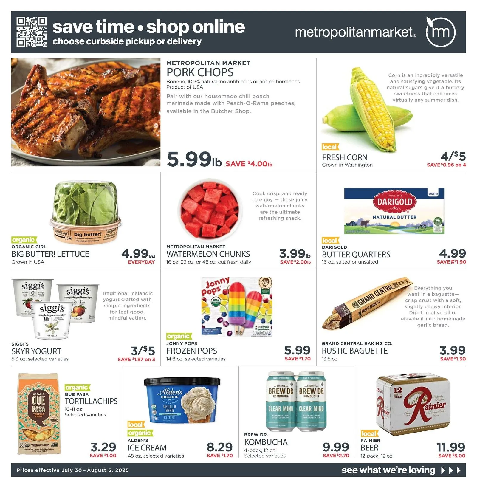 Weekly ad Metropolitan market Sales from July 30 to August 5 2025 - Page 1