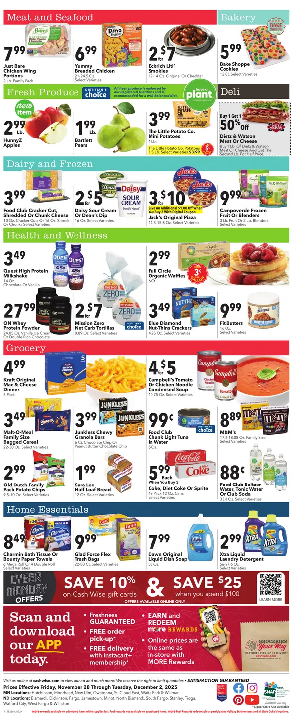 Weekly ad Cash Wise Sales from November 28 to December 2 2025 - Page 2