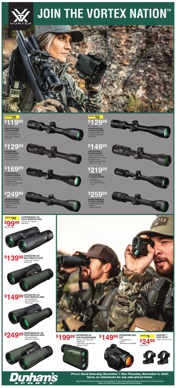 Weekly ad Dunham's Sports Sales from November 1 to November 6 2025 - Page 2