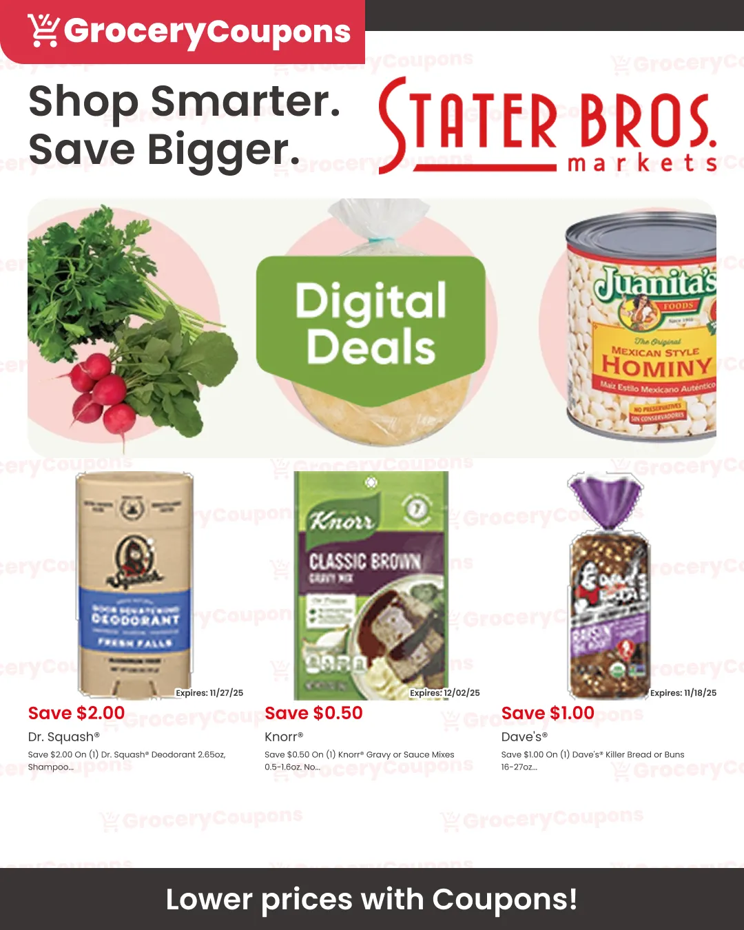 Weekly ad Stater Bros. COUPONS from November 6 to November 30 2025 - Page 1