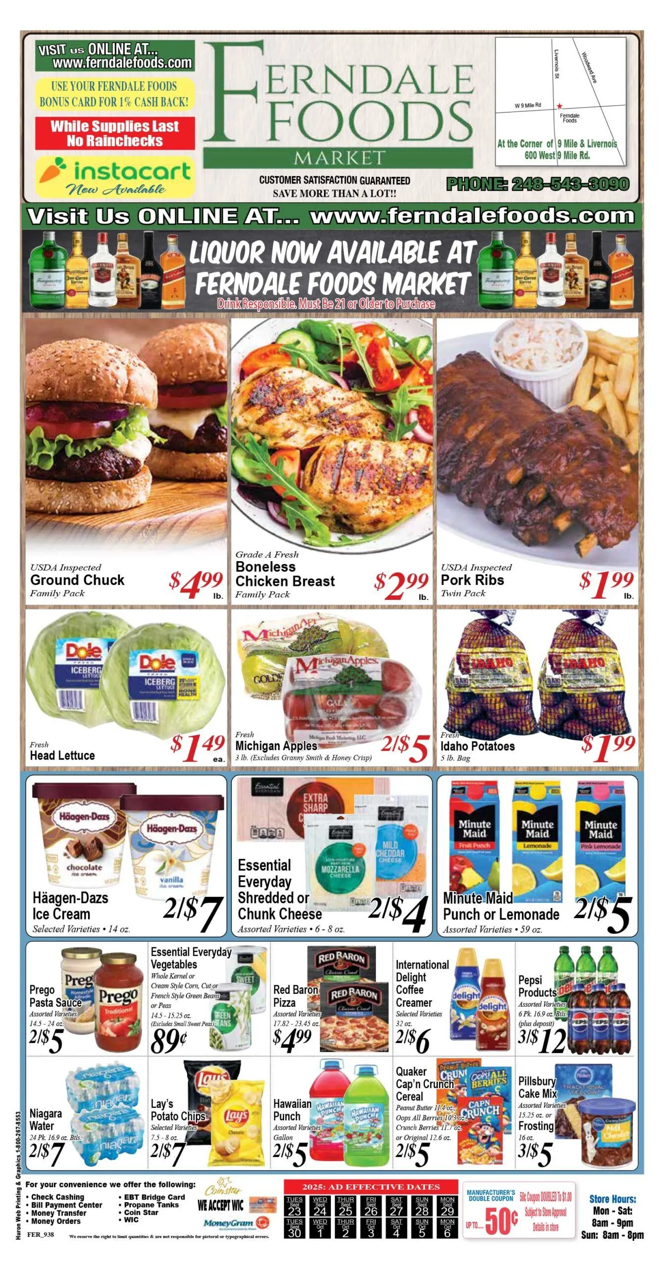 Weekly ad Ferndale Foods Sales from September 24 to October 6 2025 - Page 