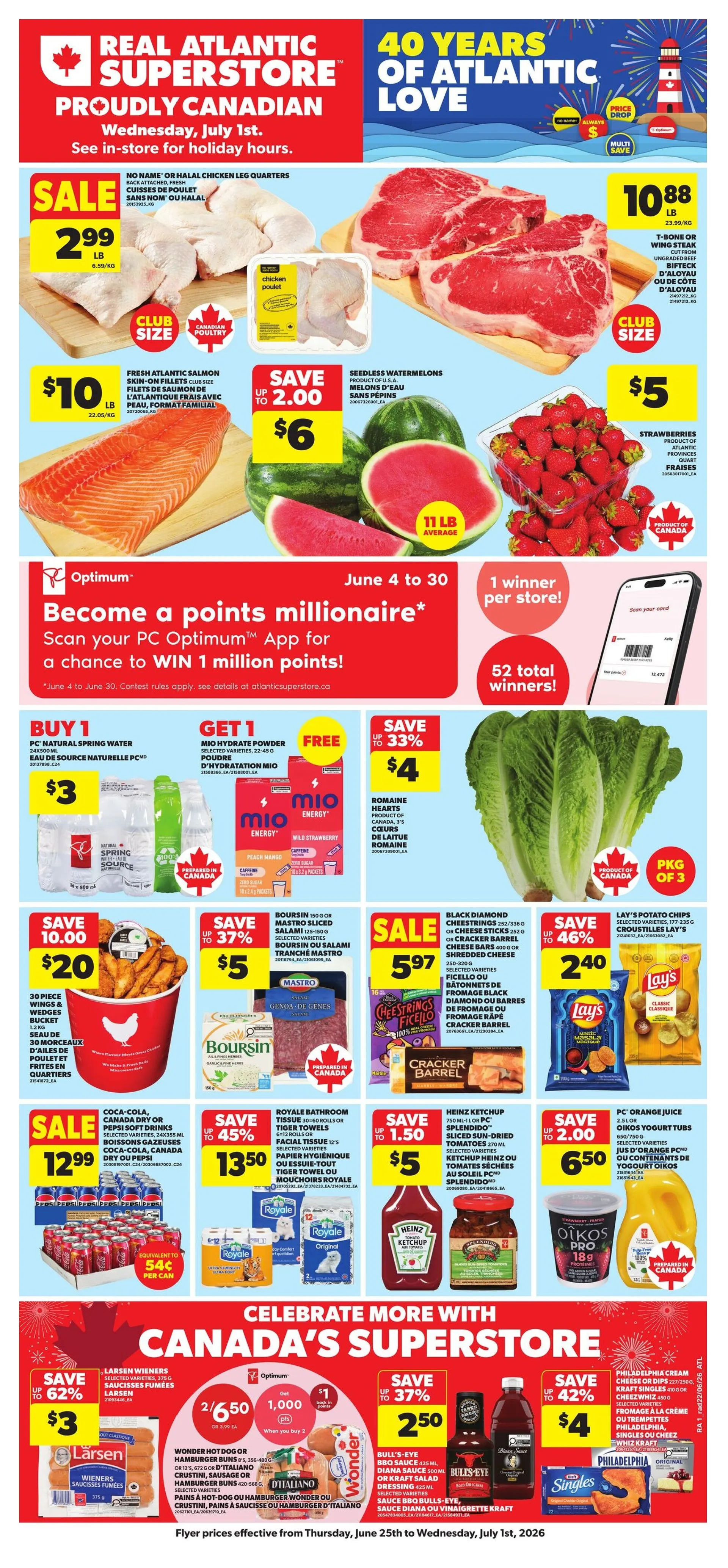 Atlantic Superstore Sales from June 25 to July 1 2026 - flyer page 1