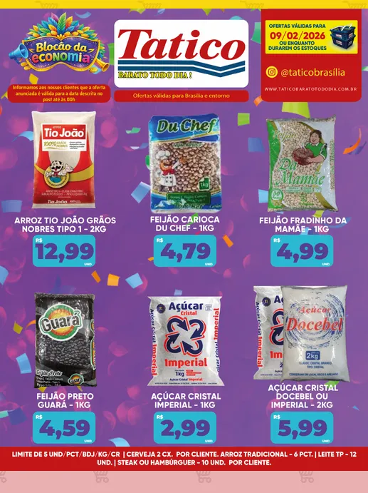 Encarte de  Folhetos Tatico  9 de fevereiro até 10 de fevereiro 2026 - Pagina 2
