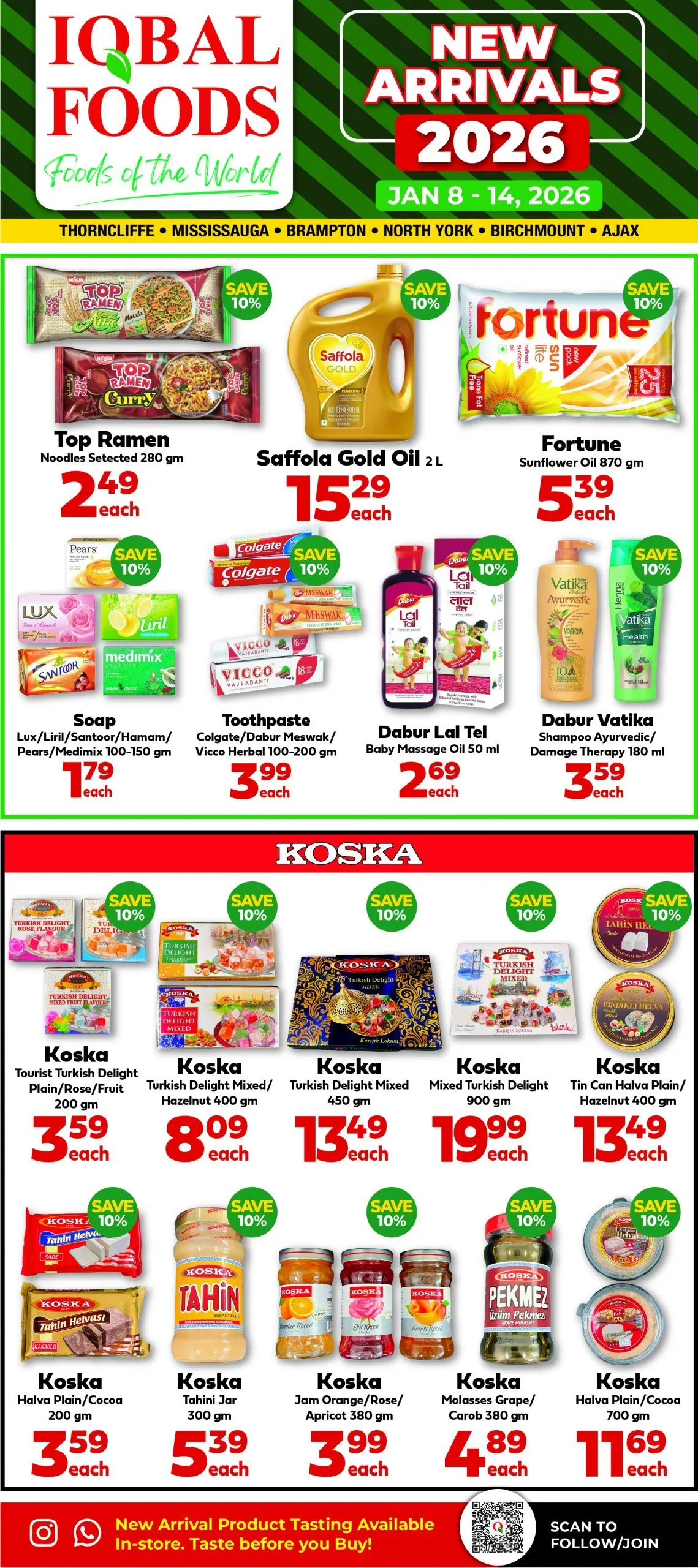 Flyer from January 8 to January 14 2026 - flyer page 1