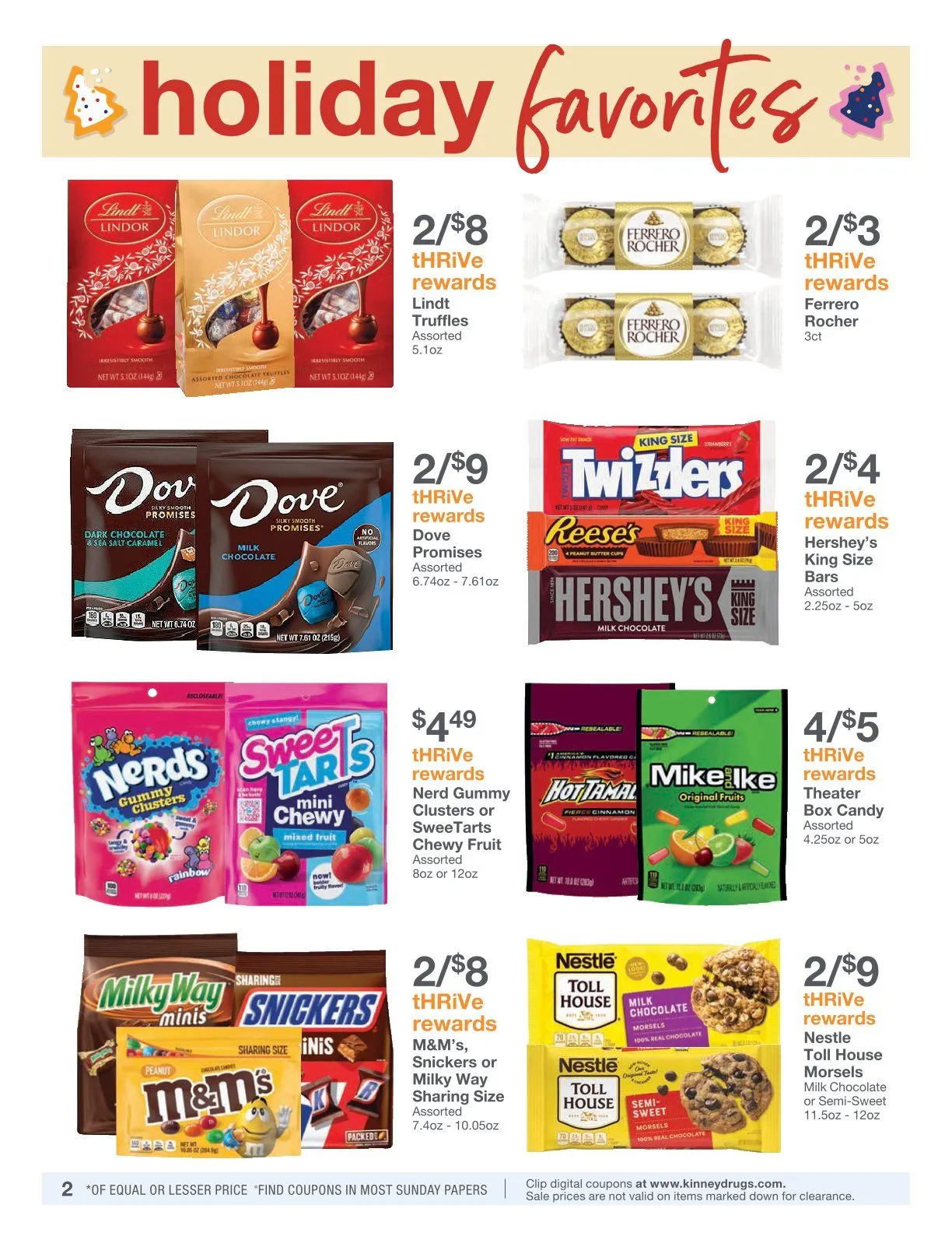 Weekly ad Kinney Drugs Sales from December 1 to December 28 2024 - Page 2