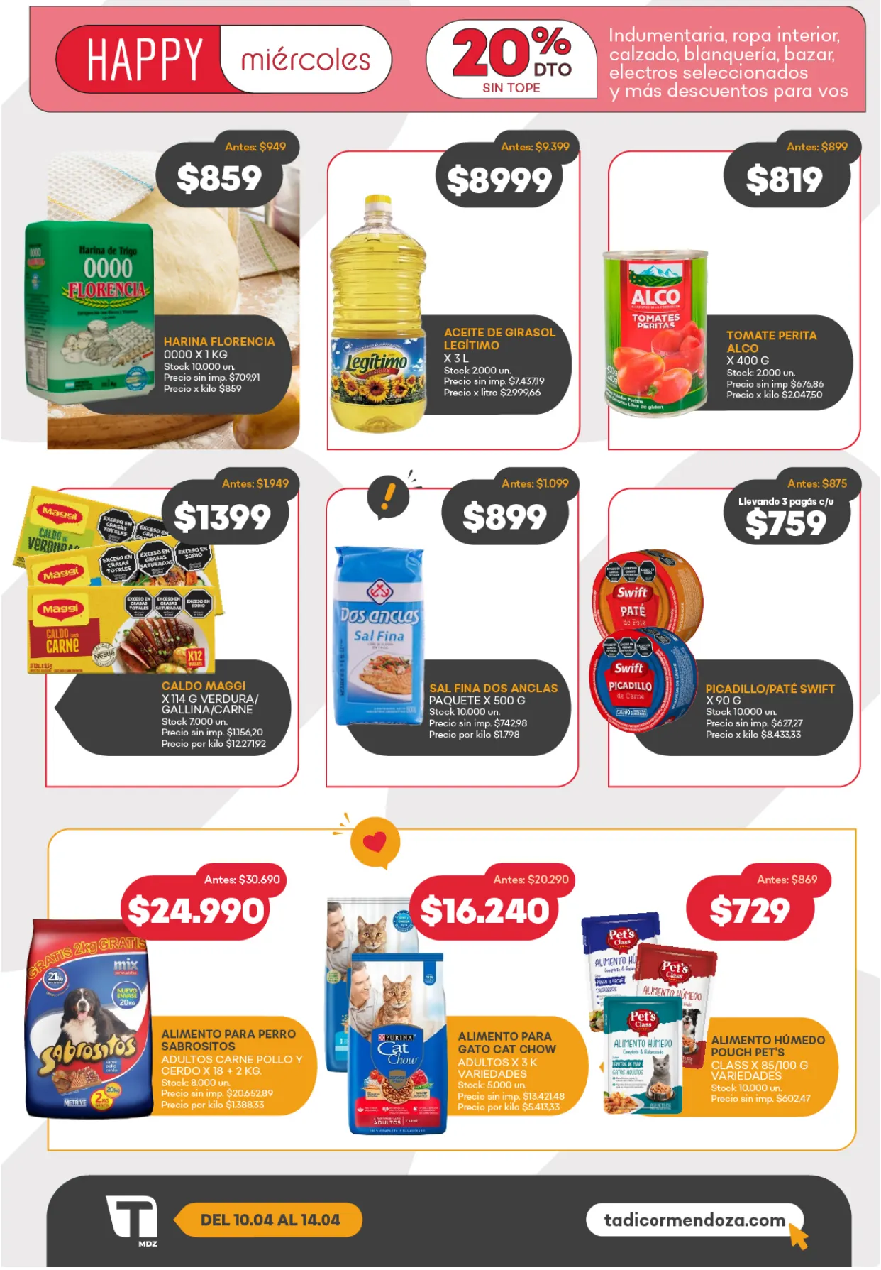 Ofertas de Ofertas Supermercados Tadicor  10 de abril al 14 de abril 2026 - Página 2 del catálogo