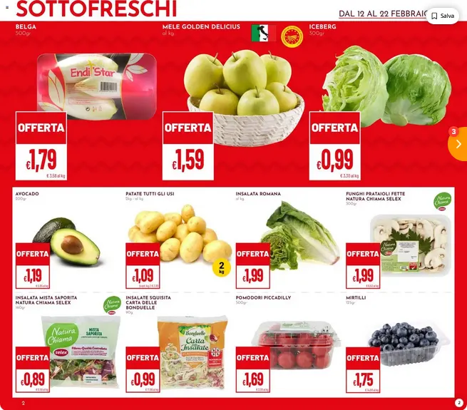  Volantini Pan da 12 febbraio a 22 febbraio di 2026 - Pagina del volantino 2