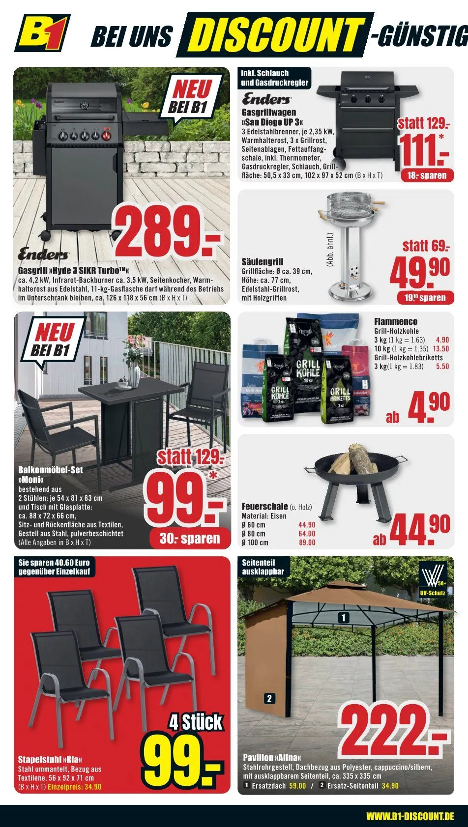 B1 Discount Baumarkt Angebote von 19. April bis 25. April 2025 - Prospekt seite 2