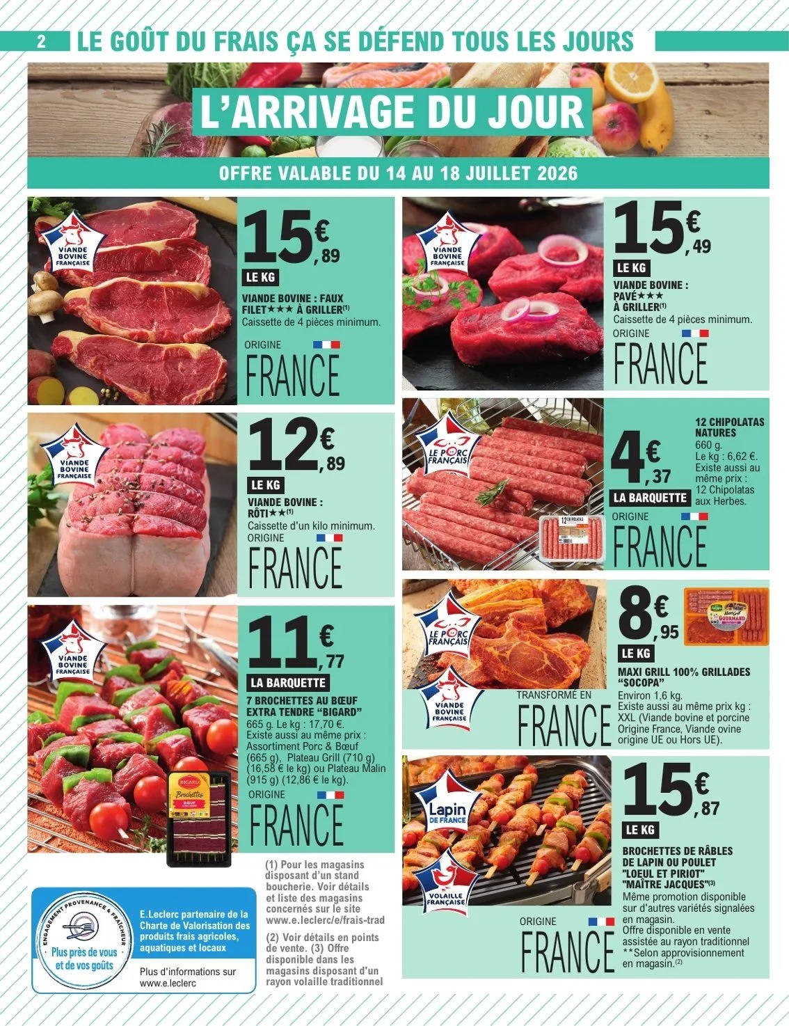 E.Leclerc Catalogue du 14 juillet au 25 juillet 2026 - Catalogue page 2