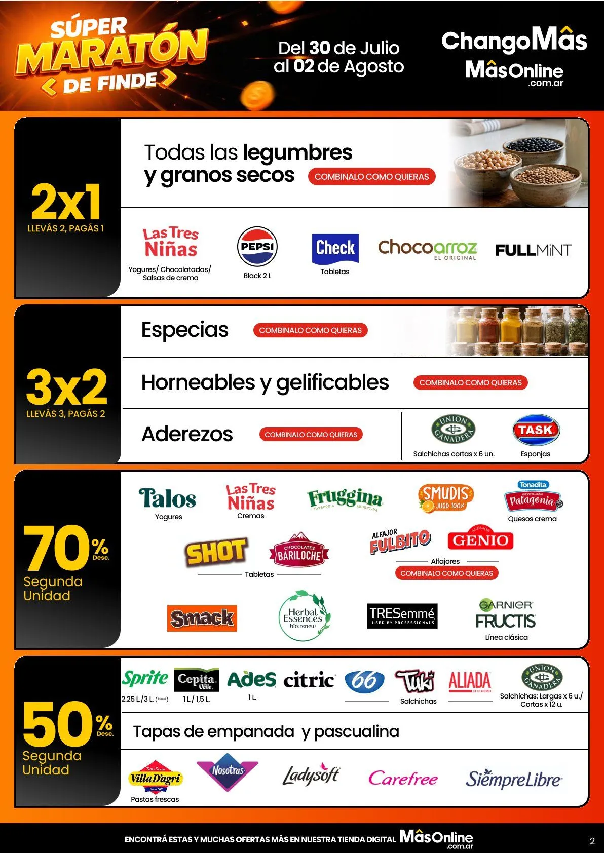 Ofertas de Changomas Ofertas 30 de julio al 2 de agosto 2026 - Página 2 del catálogo