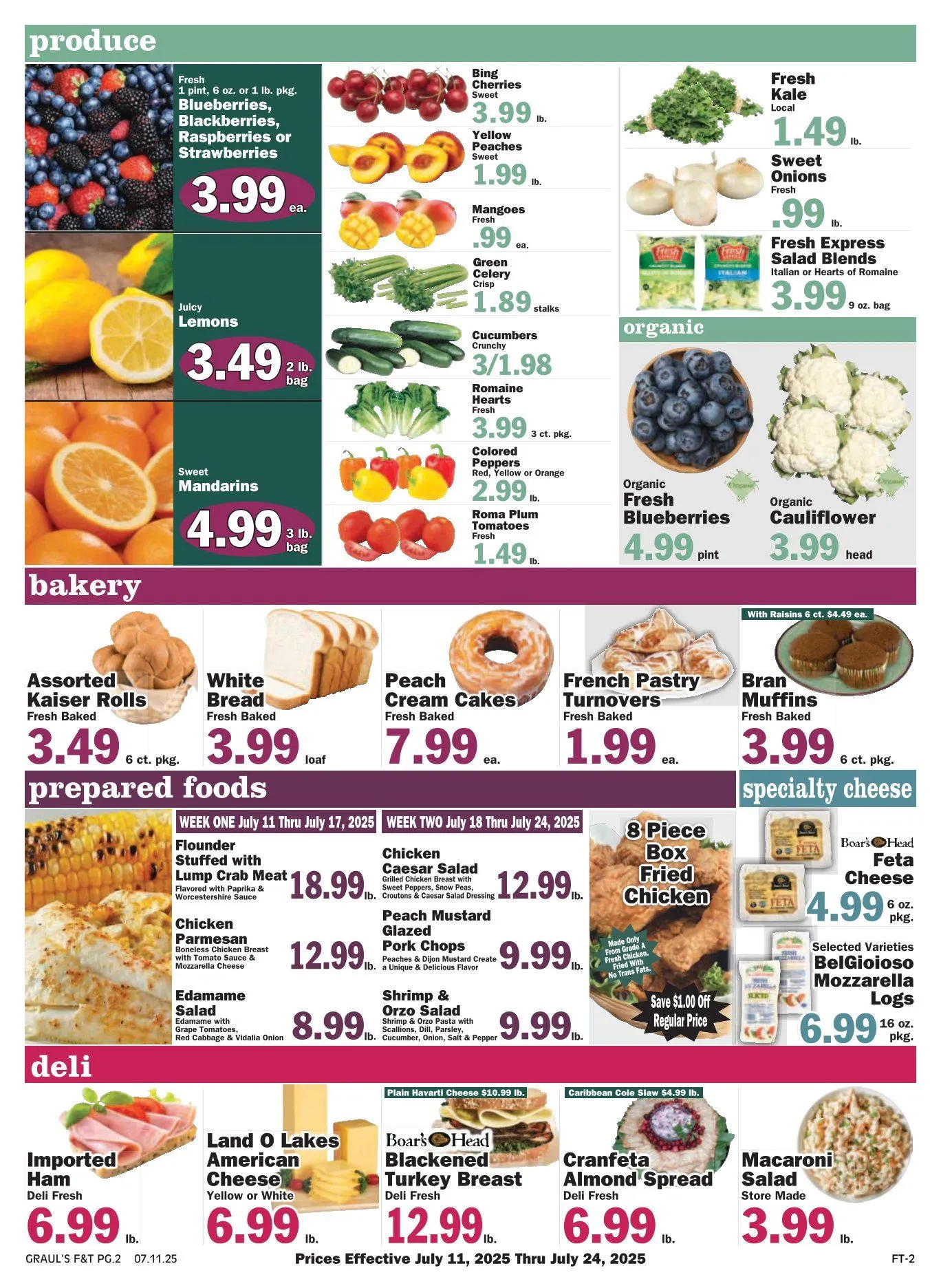 Weekly ad Graul's Market Sales from July 11 to July 24 2025 - Page 2