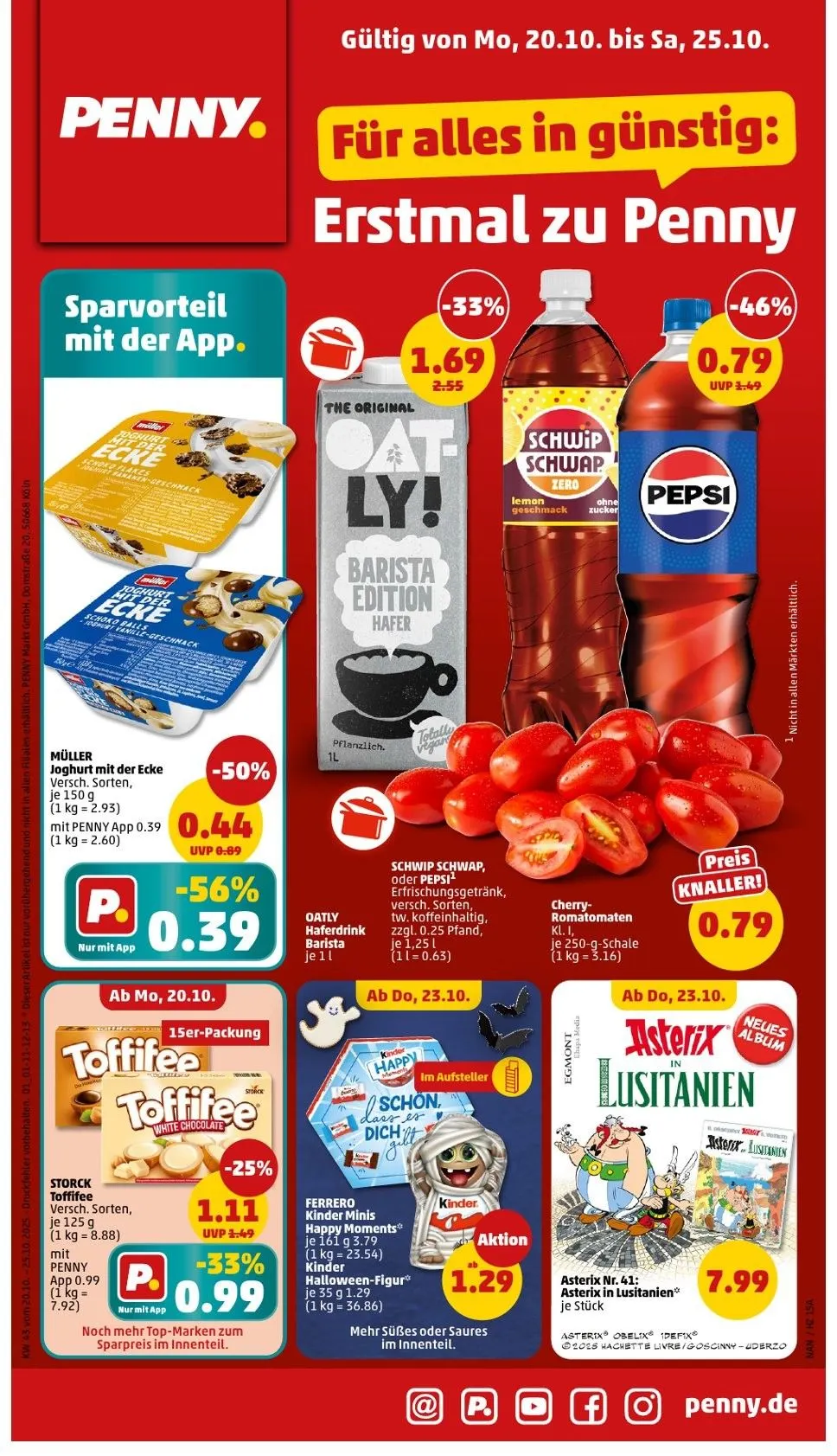 Penny Prospekte  - 20. Oktober 25. Oktober 2025