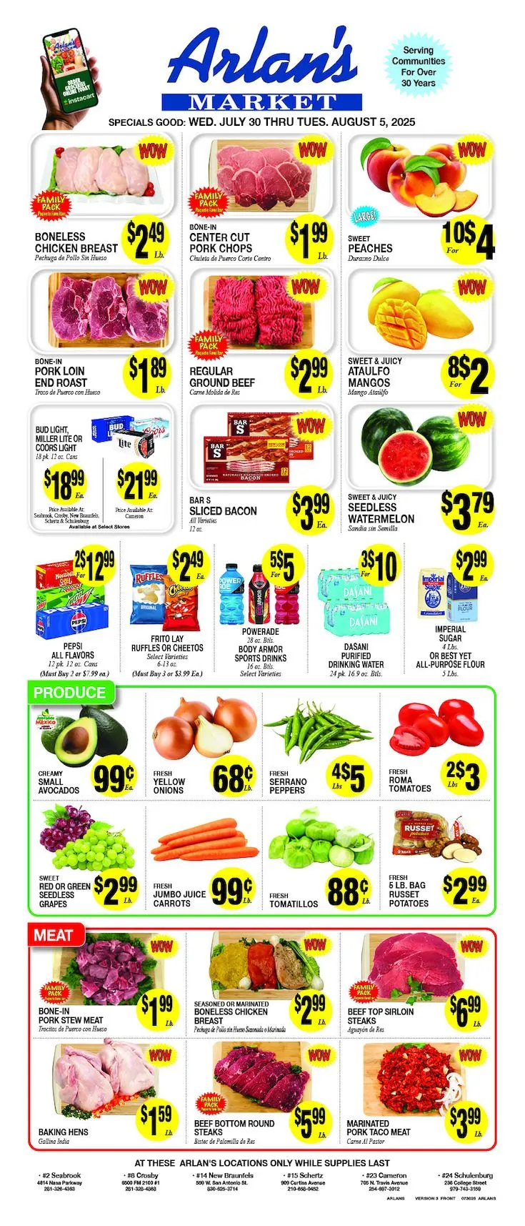 Weekly ad Arlan's Market Sales from July 30 to August 5 2025 - Page 