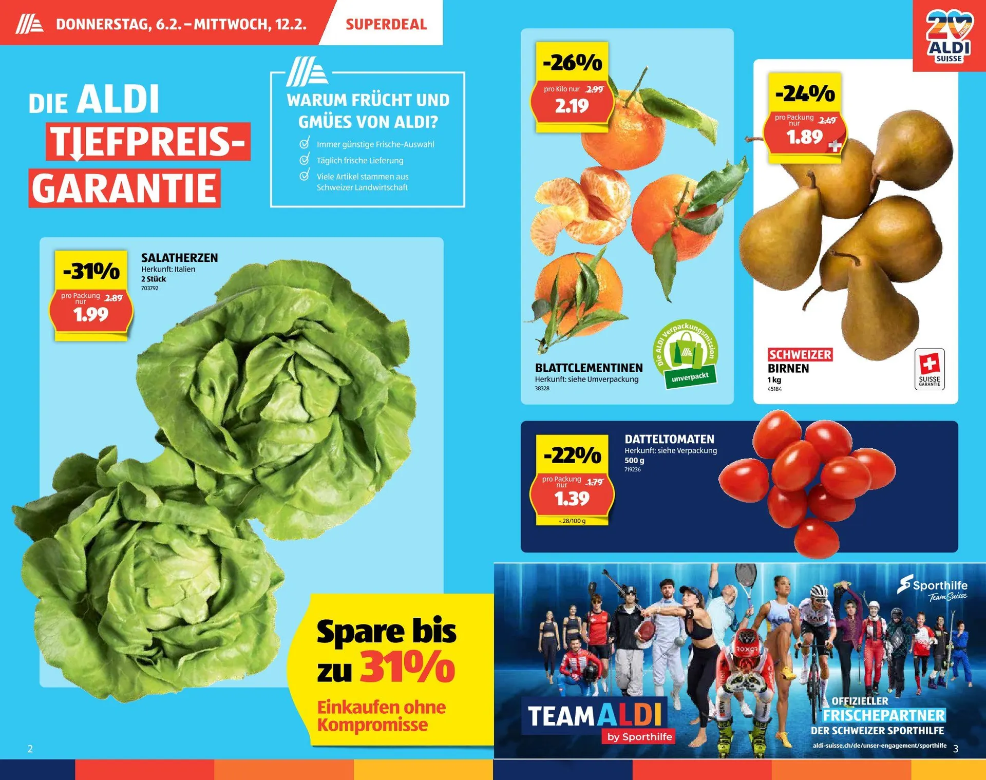 Aldi Prospekt von 6. Februar bis 12. Februar 2025 - Prospekt seite  2