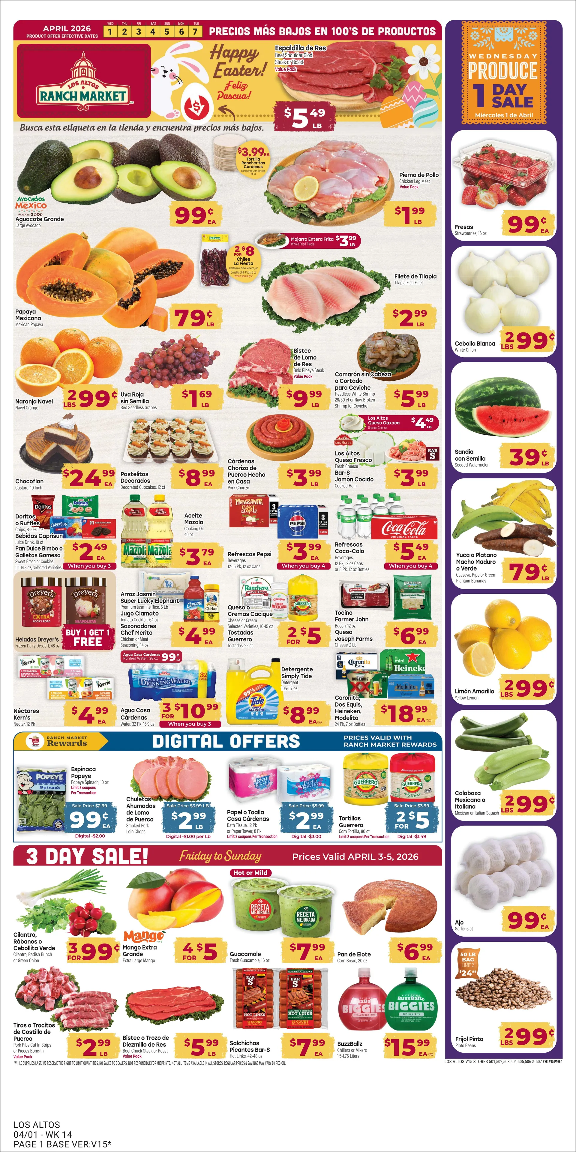 Weekly ad Los Altos Ranch Market weekly ads from April 1 to April 7 2026 - Page 