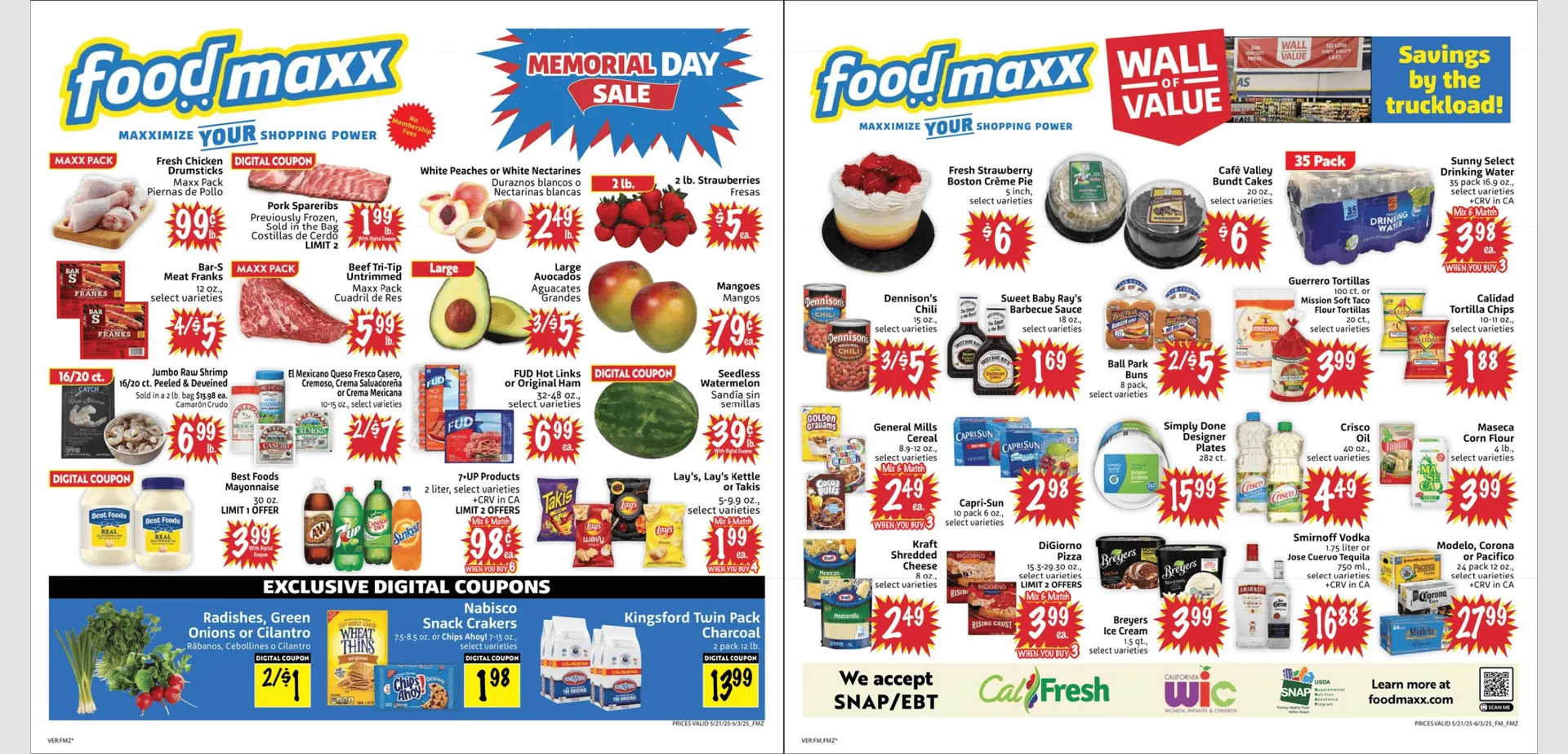 Weekly ad FoodMaxx weekly ads from May 21 to June 3 2025 - Page 1
