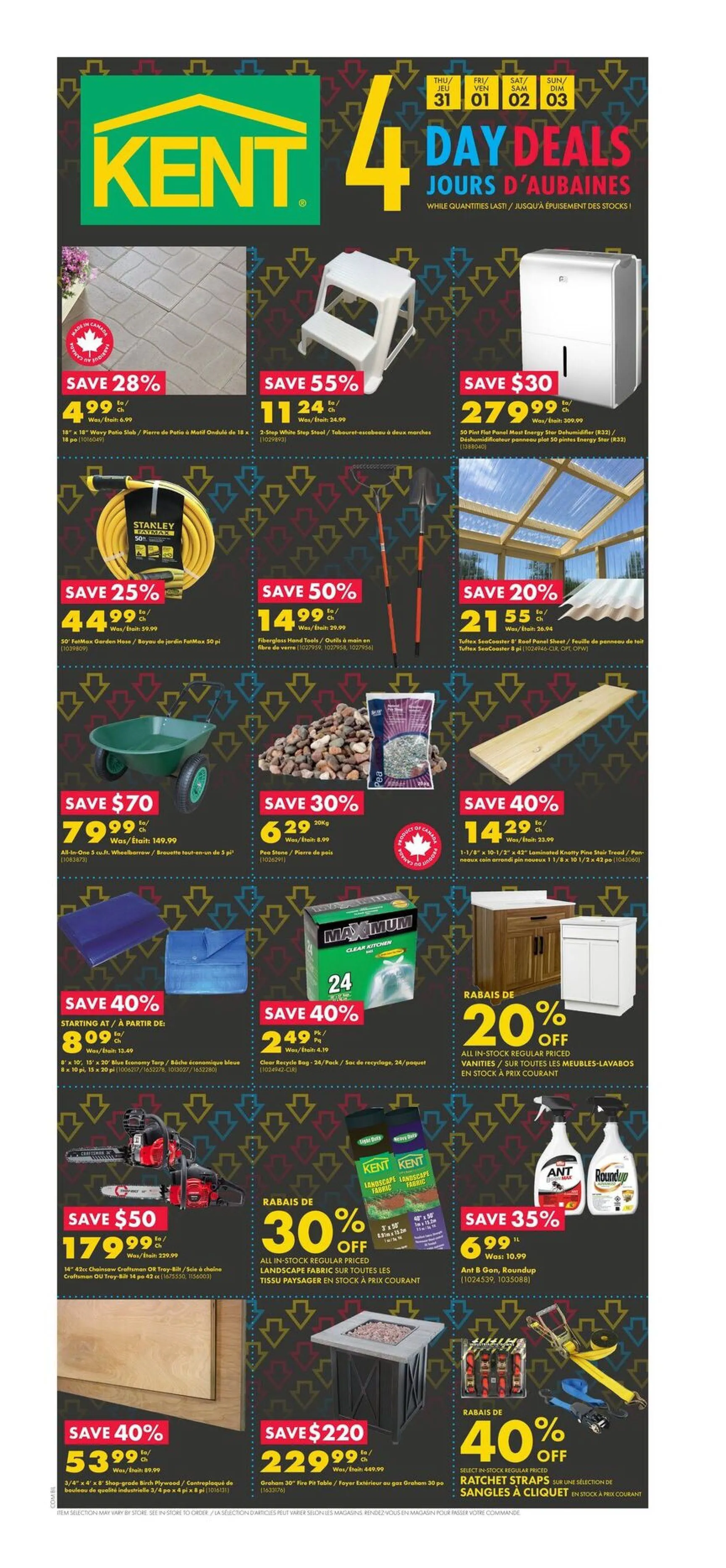 Flyer from July 31 to August 3 2025 - flyer page 2