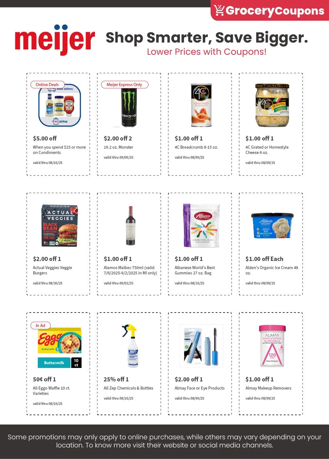 Weekly ad Meijer Coupons from August 4 to September 8 2025 - Page