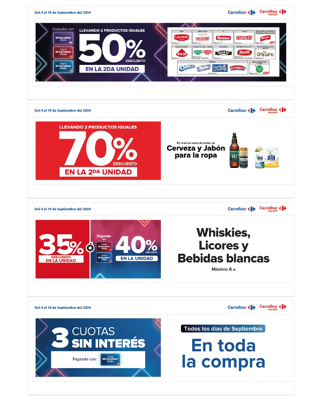 Ofertas de Carrefour Liquidación semanal 4 de septiembre al 10 de septiembre 2024 - Página 1 del catálogo