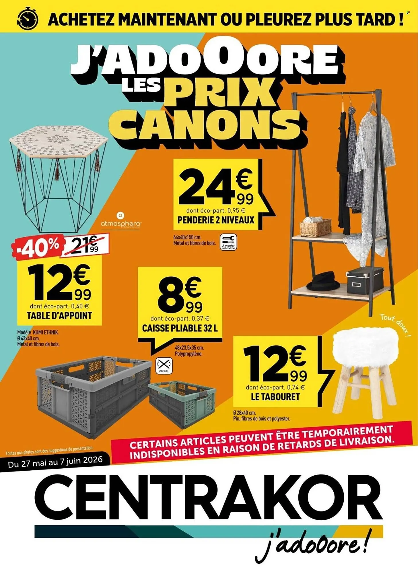 Centrakor Catalogue du 27 mai au 7 juin 2026 - Catalogue page 1