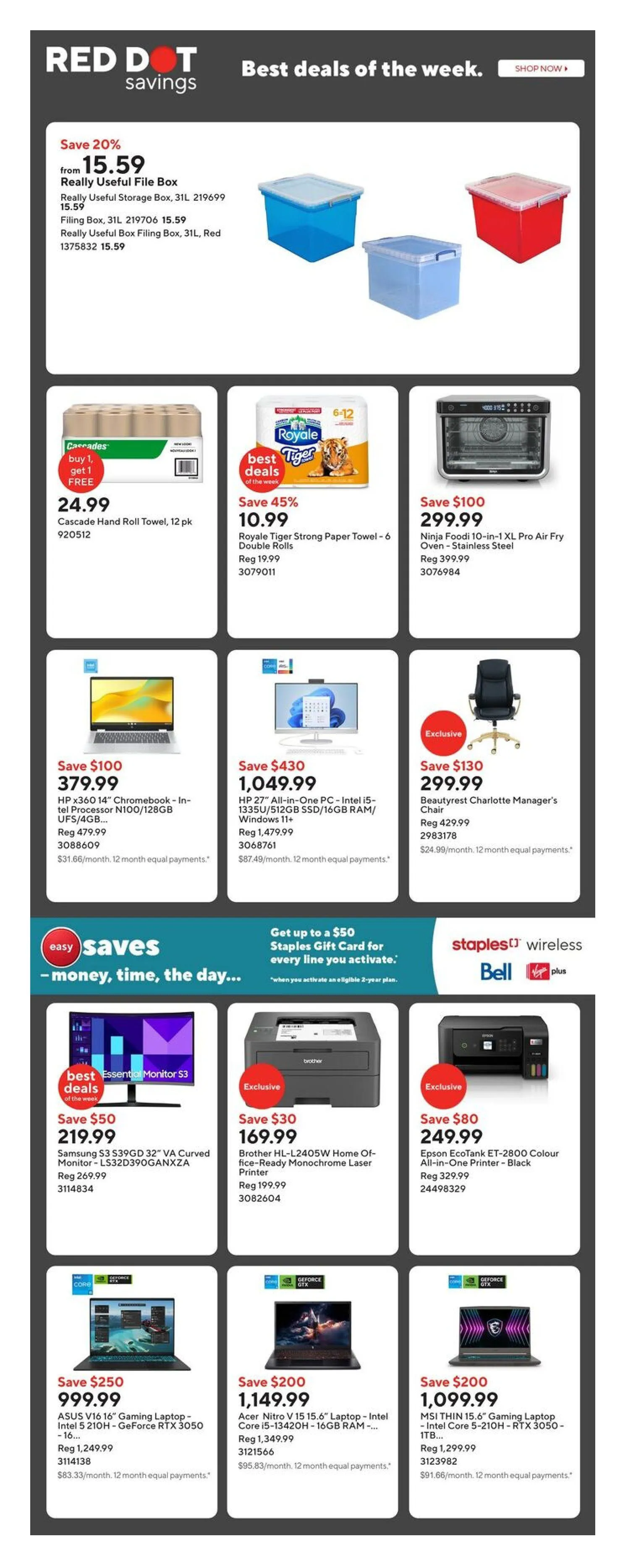 Staples Sales from October 17 to October 23 2025 - flyer page 2