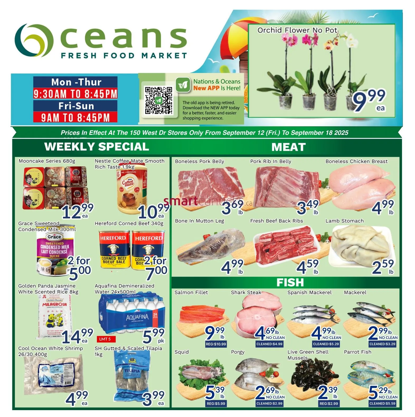 Oceans weekly flyer  from September 12 to September 18 2025 - flyer page 1