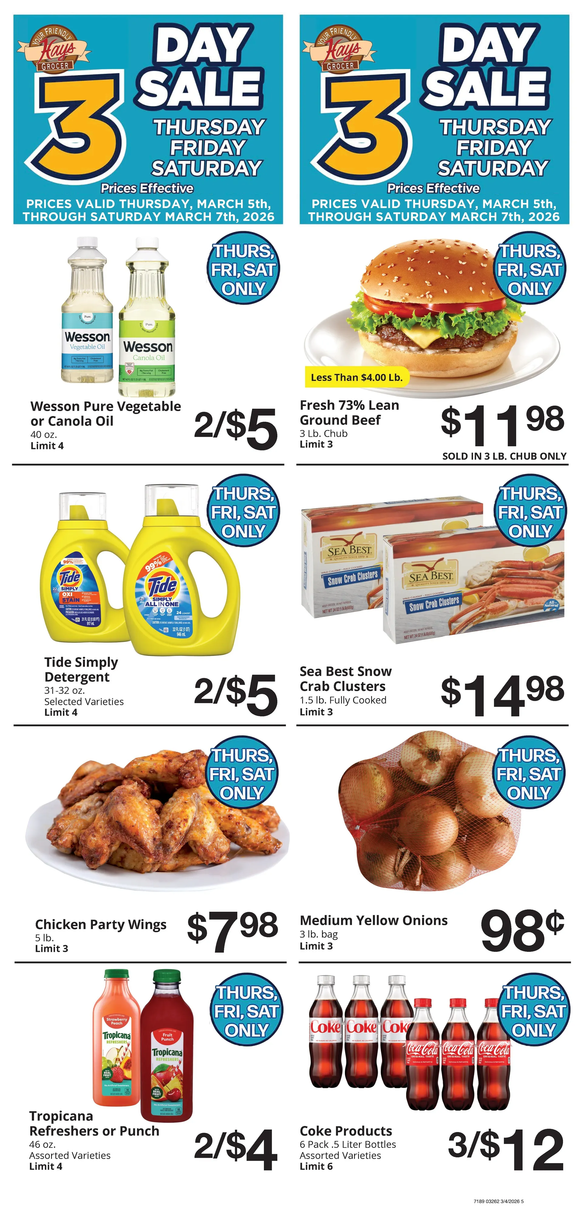 Weekly ad Hays Supermarket Sales from March 4 to March 10 2026 - Page 2