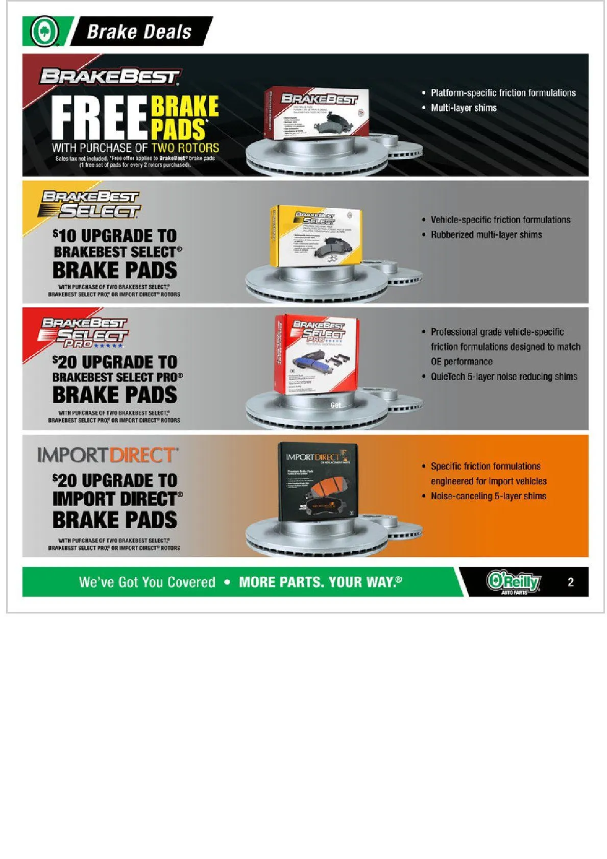 Weekly ad O'Reilly Auto Parts weekly ads from March 25 to April 28 2026 - Page 2