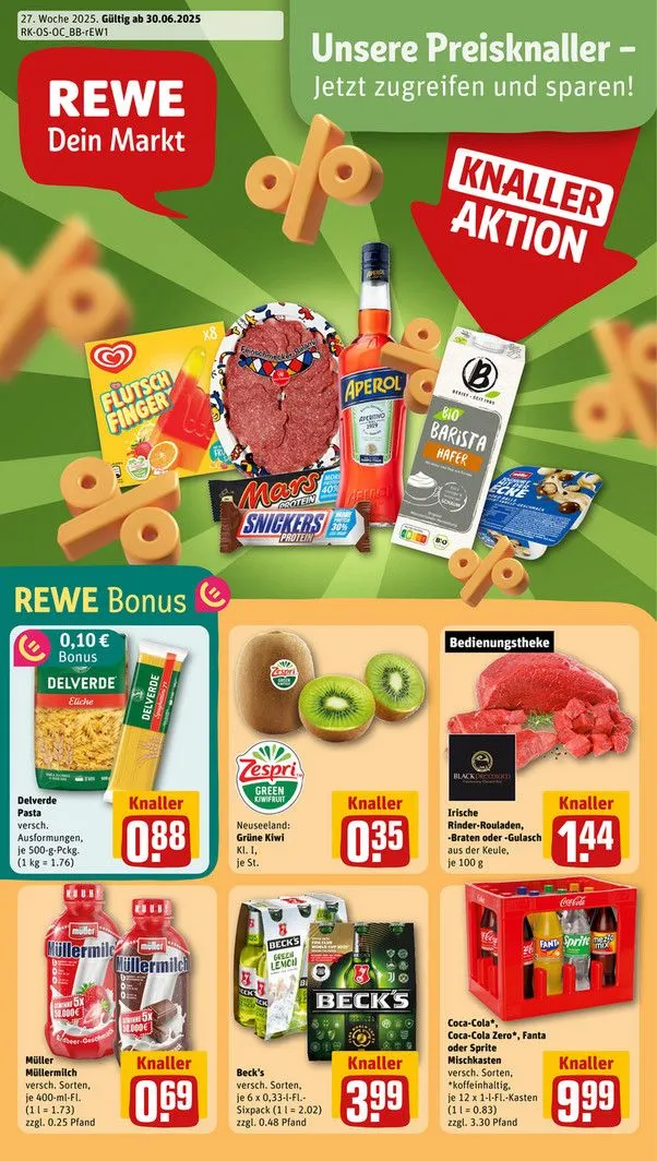 REWE Prospekt von 30. Juni bis 6. Juli 2025 - Prospekt seite 1