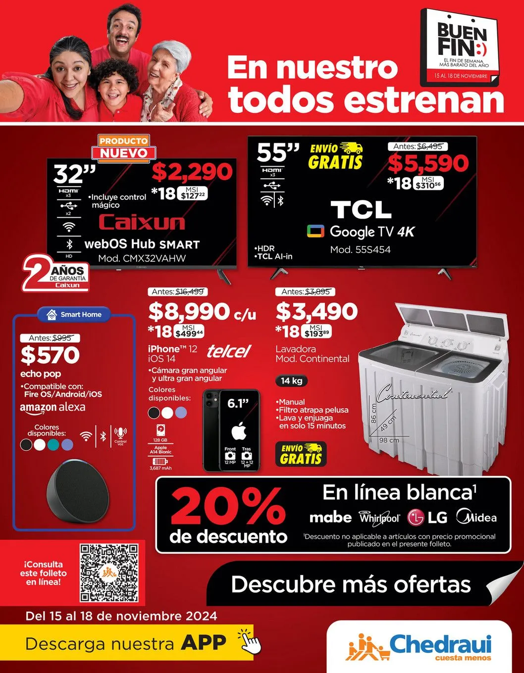 Catálogo de Ofertas imperdibles de Buen Fin 15 de noviembre al 18 de noviembre 2024 - Pagina 1