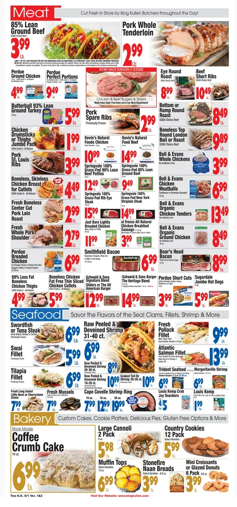 Weekly promotion King Kullen Angebote spanning from May 1 to May 7 2026 - Page 2 for Catalogue 365
