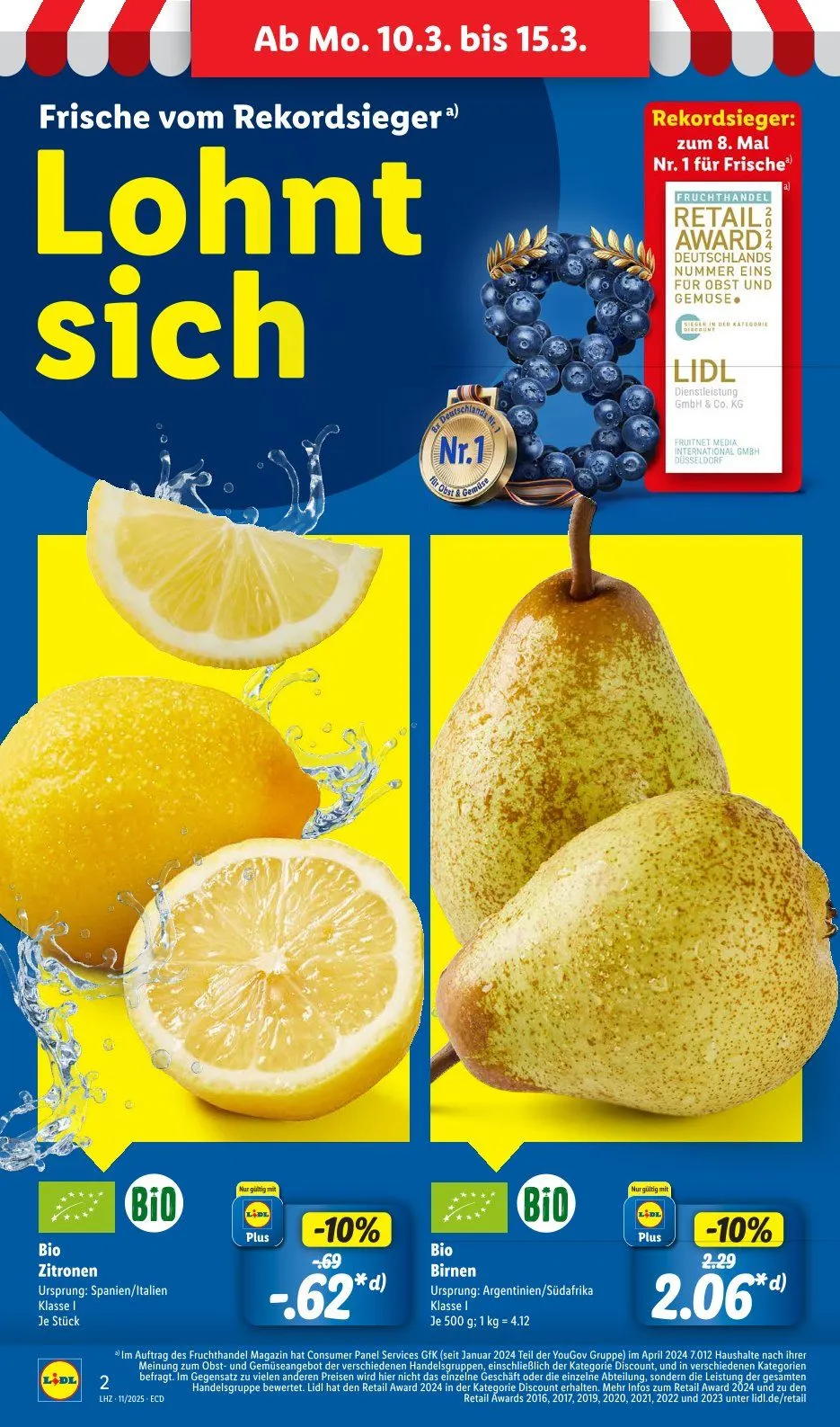Lidl Prospekt von 10. März bis 15. März 2025 - Prospekt seite 2