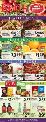 Weekly ad Keil's Fresh Food Stores Deals from March 19 to March 25 2025 - Page