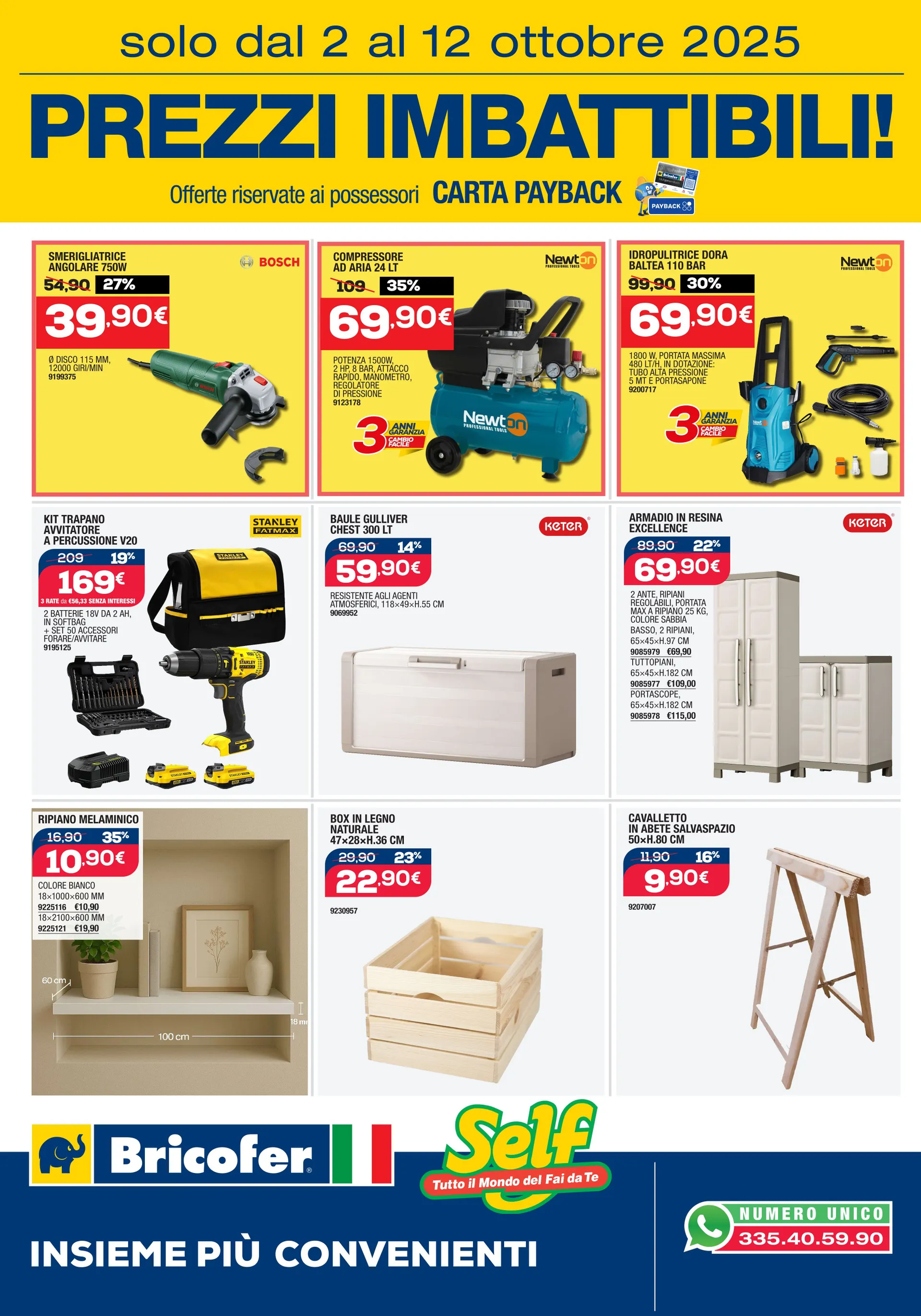 Volantini Bricofer da 2 settembre a 12 ottobre di 2025 - Pagina del volantino 2