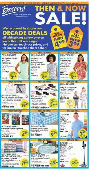 Weekly ad Boscov's Sales from July 24 to July 31 2025 - Page
