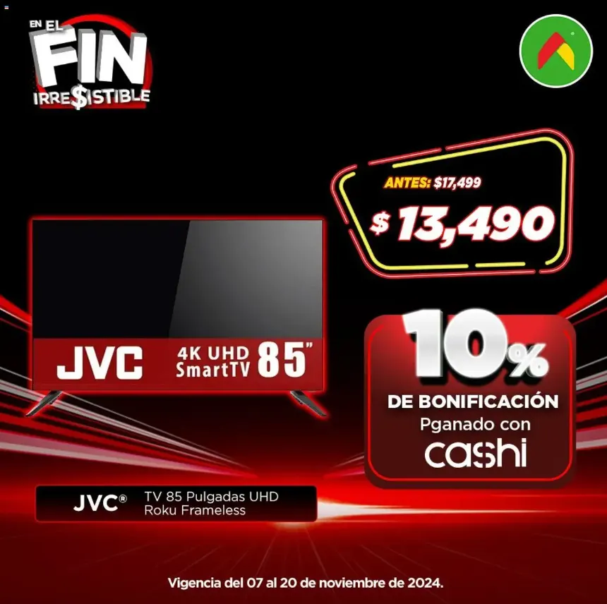 Catálogo de Fin Irresistible: Ofertas en televisores y pantallas 7 de noviembre al 20 de noviembre 2024 - Pagina 1