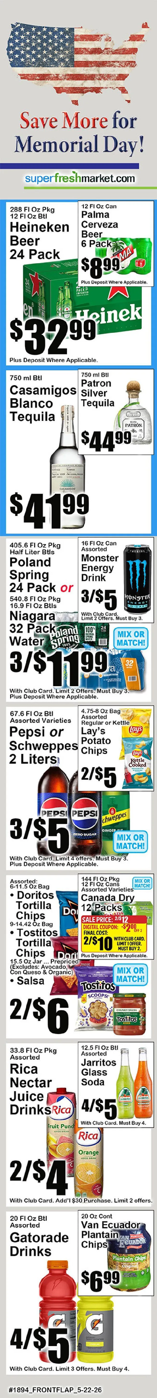 Weekly promotion SuperFresh Sales spanning from May 22 to May 28 2026 - Page 2 for Catalogue 365
