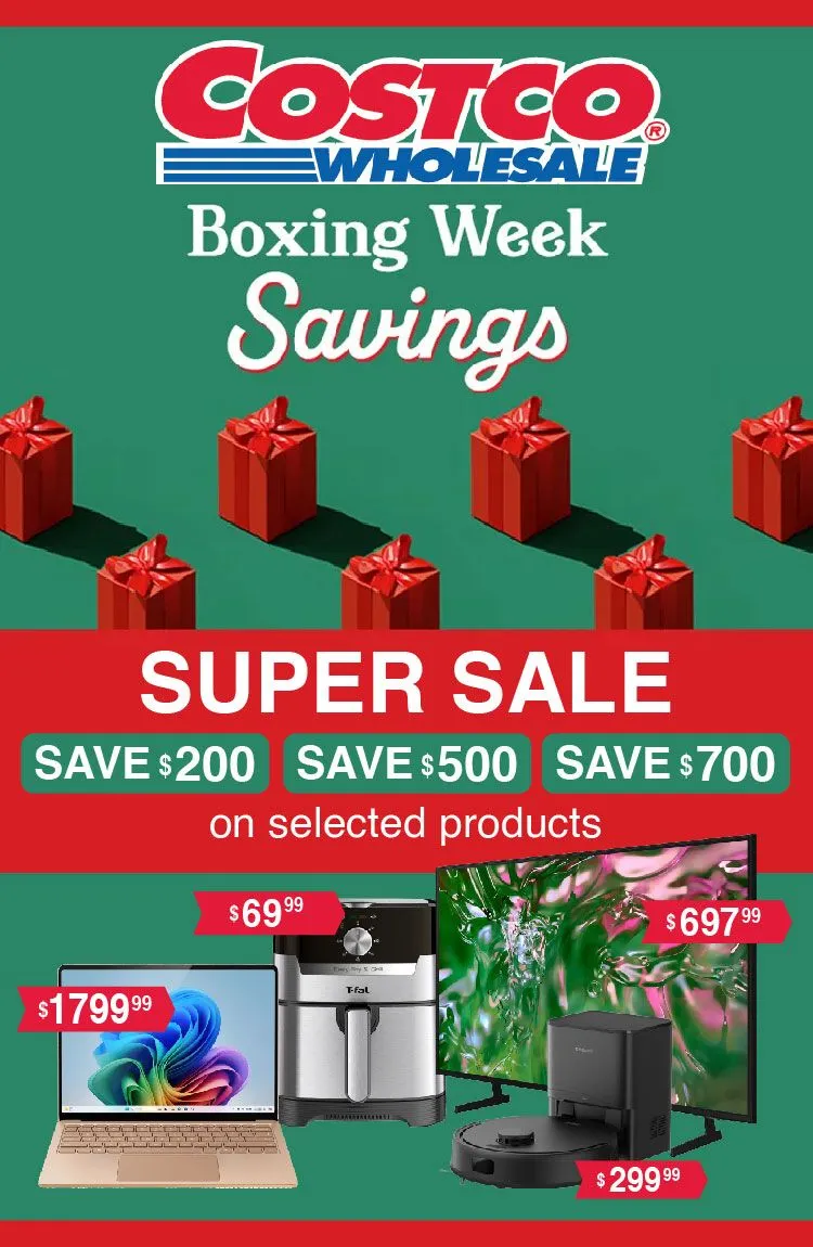 Boxing Day from December 26 to January 3 2025 - flyer page 1