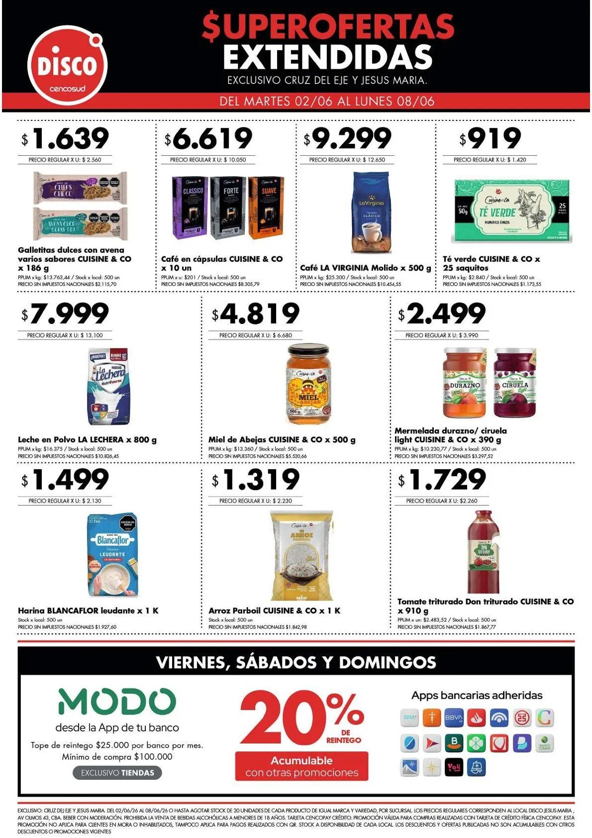 Ofertas de  Ofertas Disco 2 de junio al 8 de junio 2026 - Página 2 del catálogo