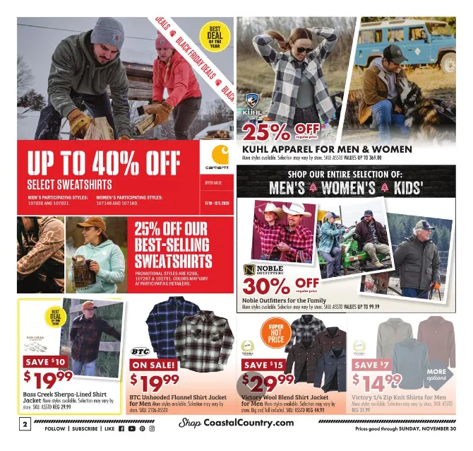 Weekly ad Coastal Farm & Ranch Sales from November 28 to November 30 2025 - Page 2