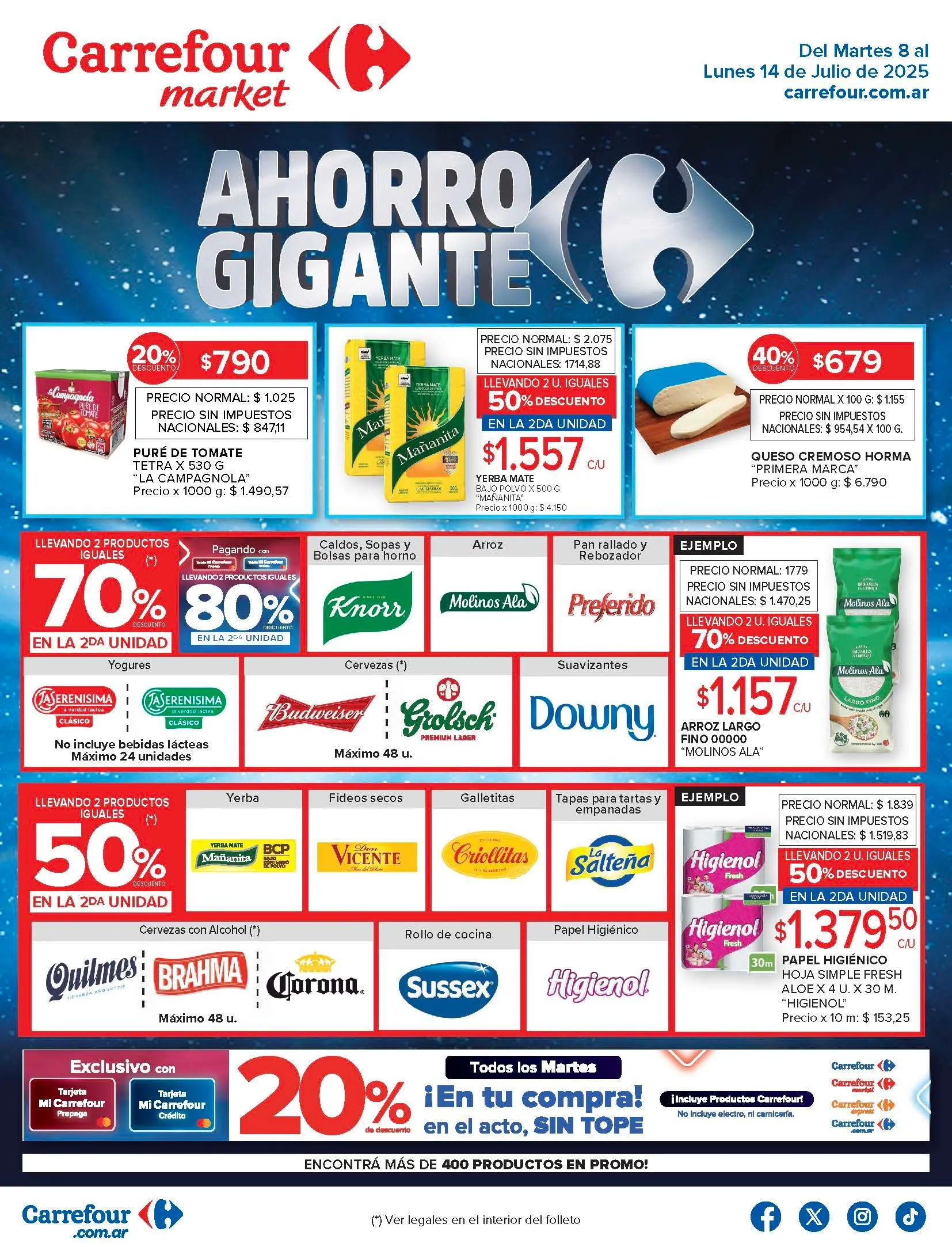 Catálogo de Conoce las últimas ofertas de Carrefour Market 8 de julio al 14 de julio 2025 - Página 