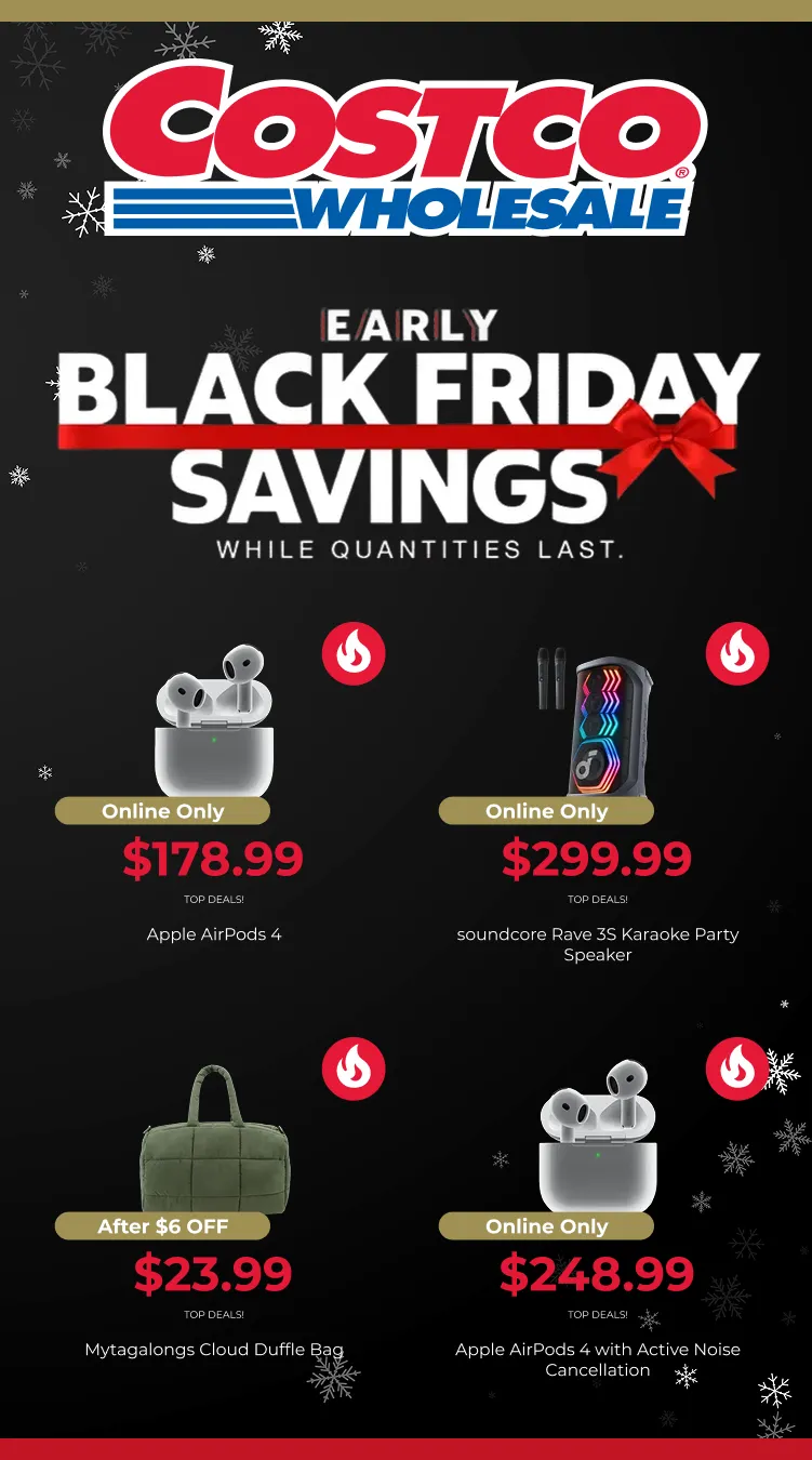 Black friday deals from November 18 to November 30 2025 - flyer page 
