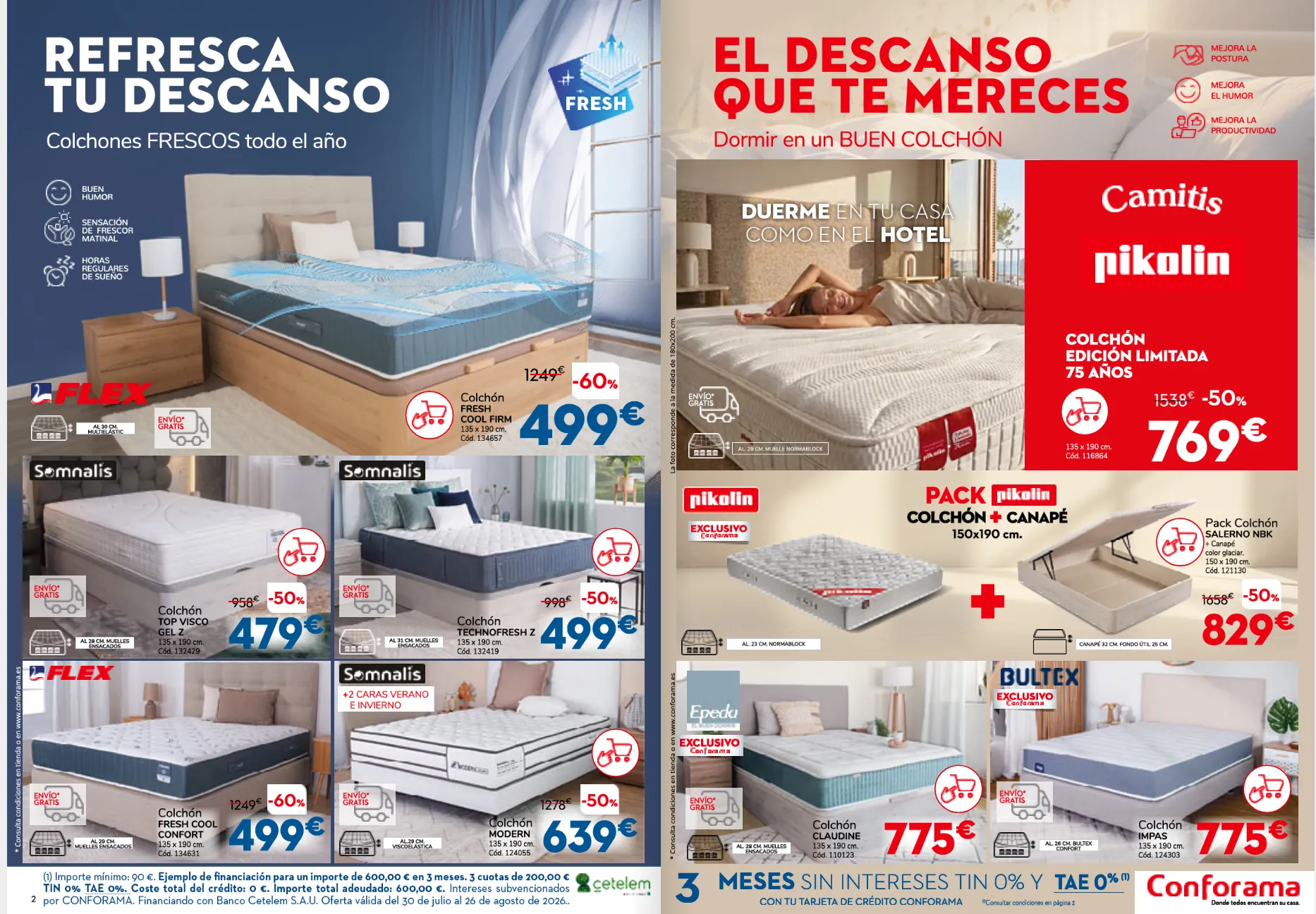 Catálogo de Conforama Ofertas 30 de julio al 26 de agosto 2026 - Página 2
