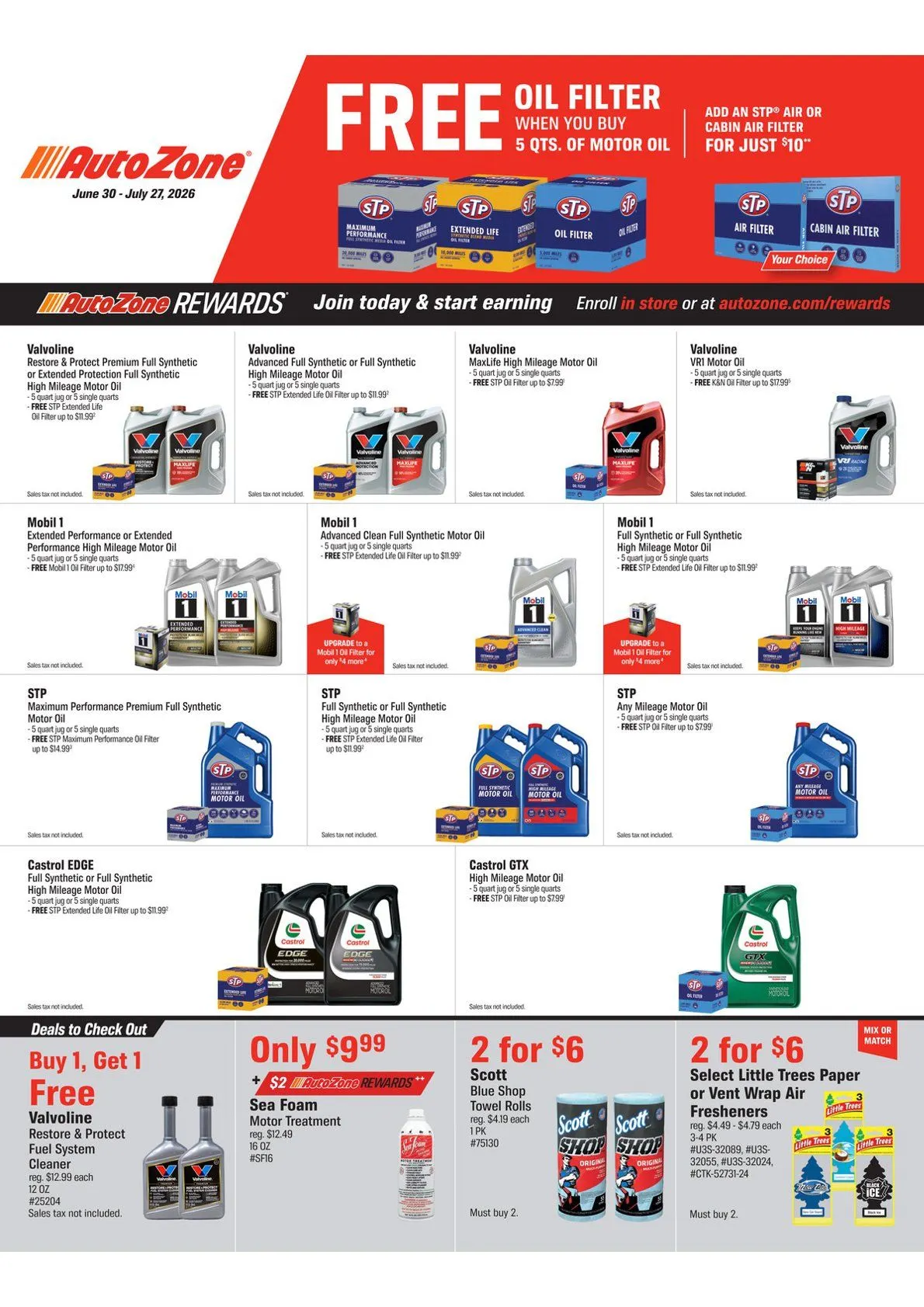 Weekly ad Autozone Sales from June 30 to July 27 2026 - Page 2