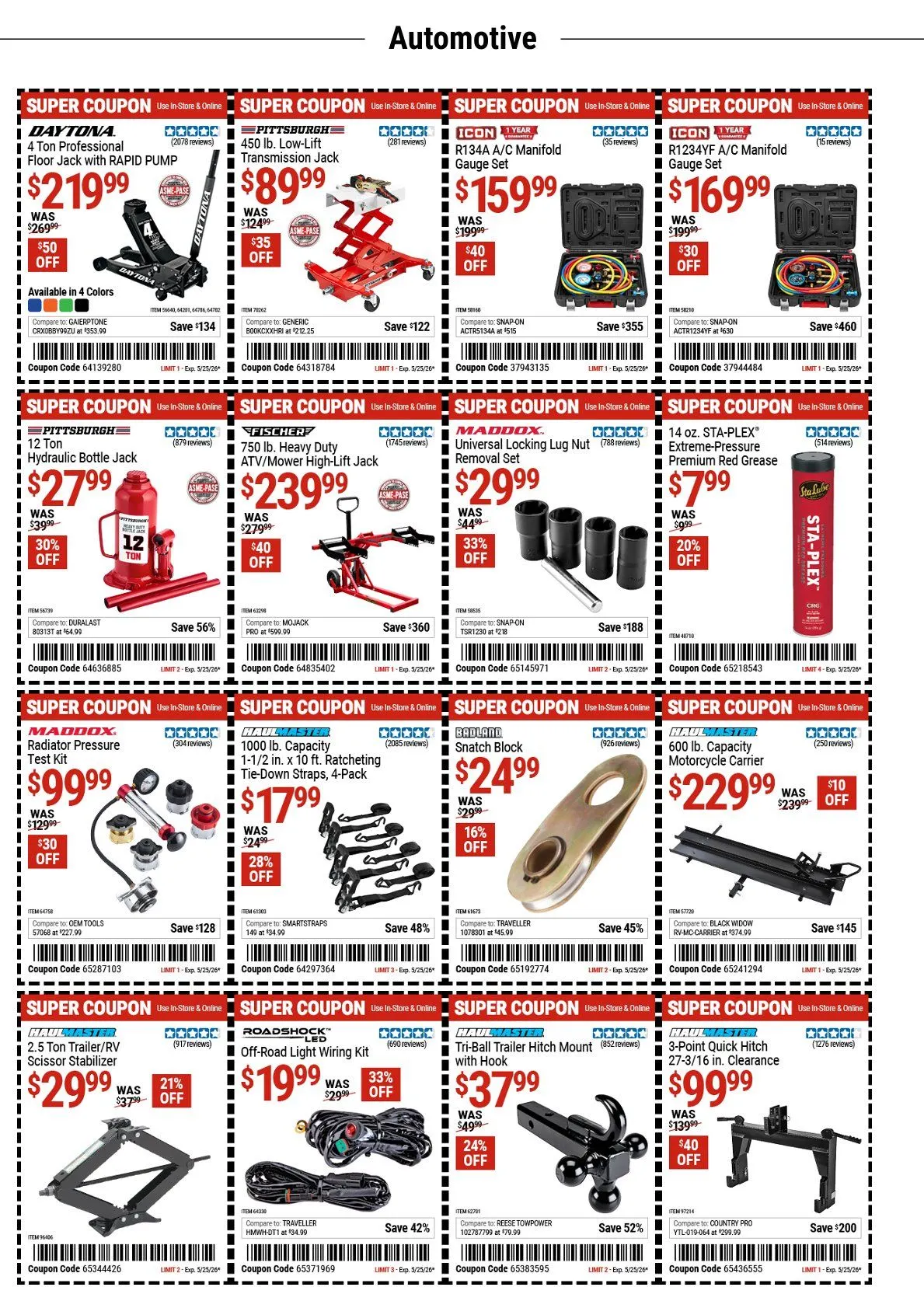 Weekly ad Harbor Freight weekly ads from May 11 to May 25 2026 - Page 2